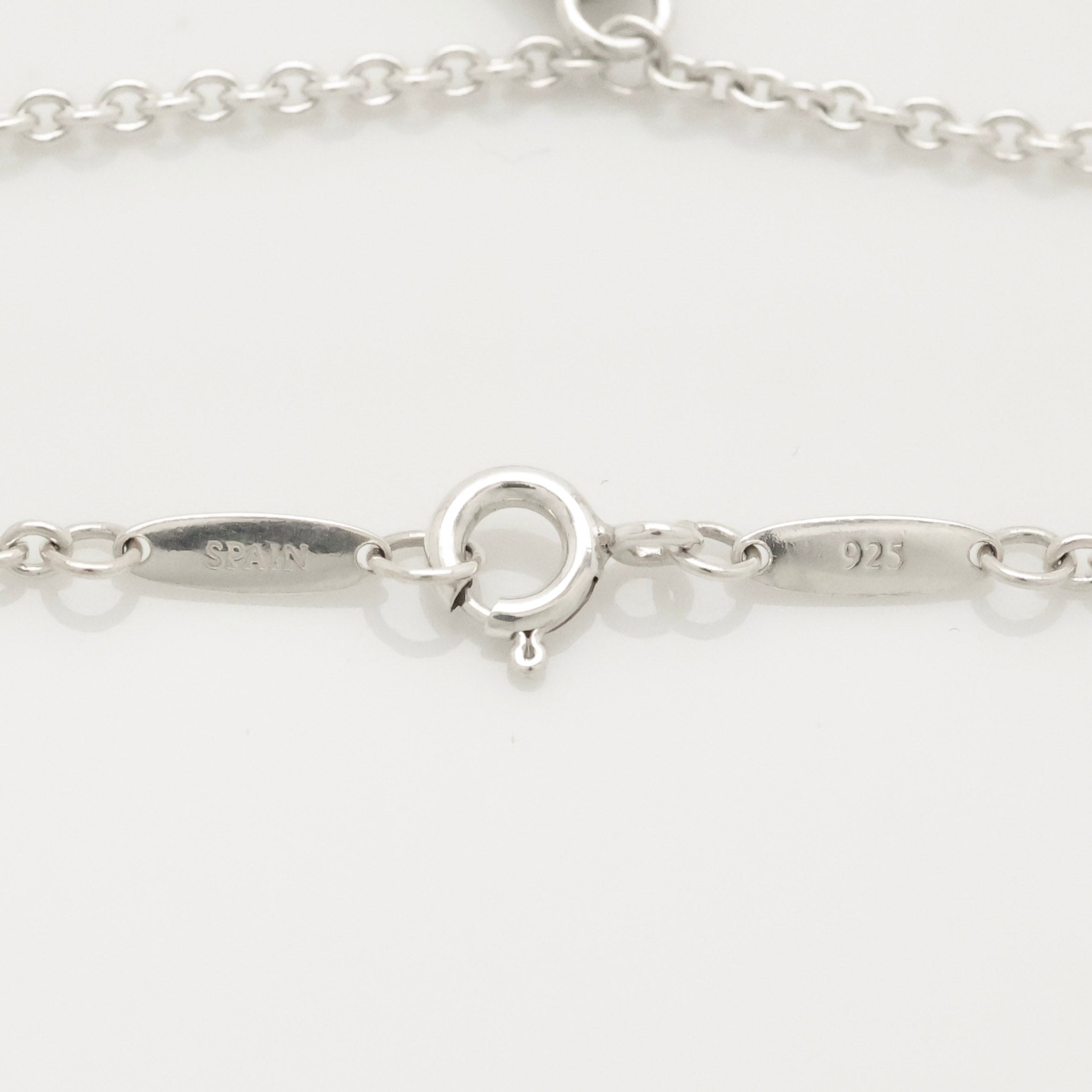 Tiffany & Co. Sterling Silver 925 Elsa Peretti  Bean Bracelet 