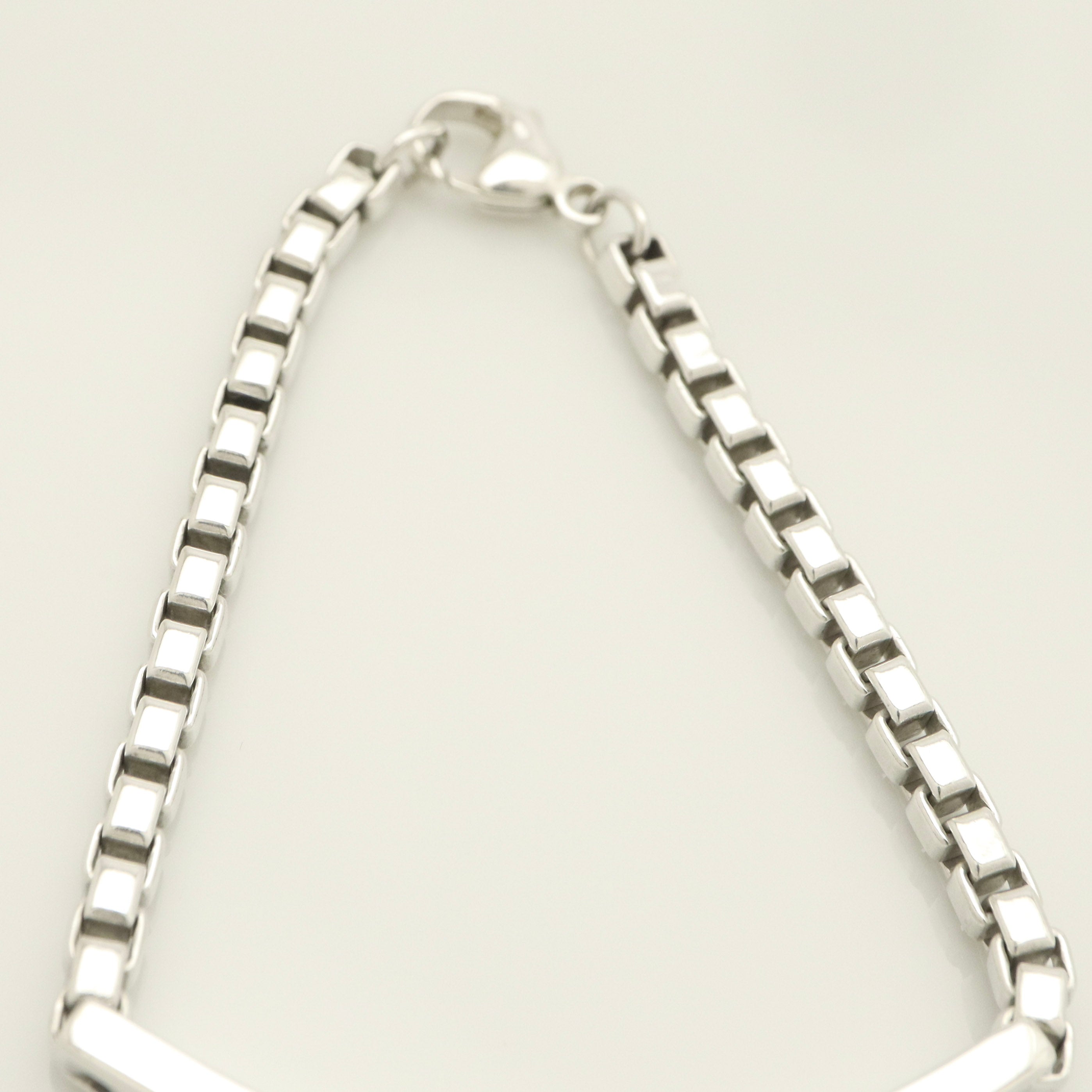 TIFFANY&Co. ベネチアン リンク ID ブレスレット AG925