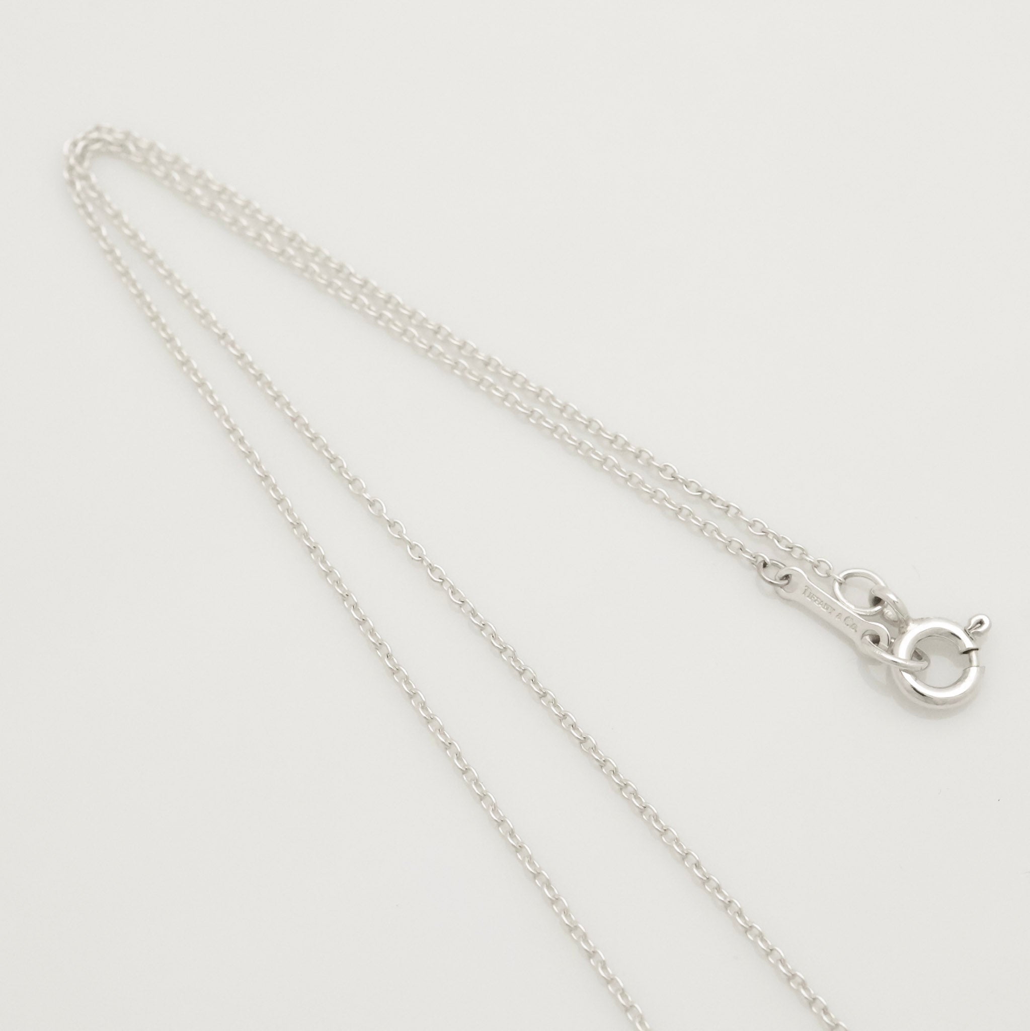  Tiffany & Co. Peretti Large  Bean Necklace  Sterling Silver 925 