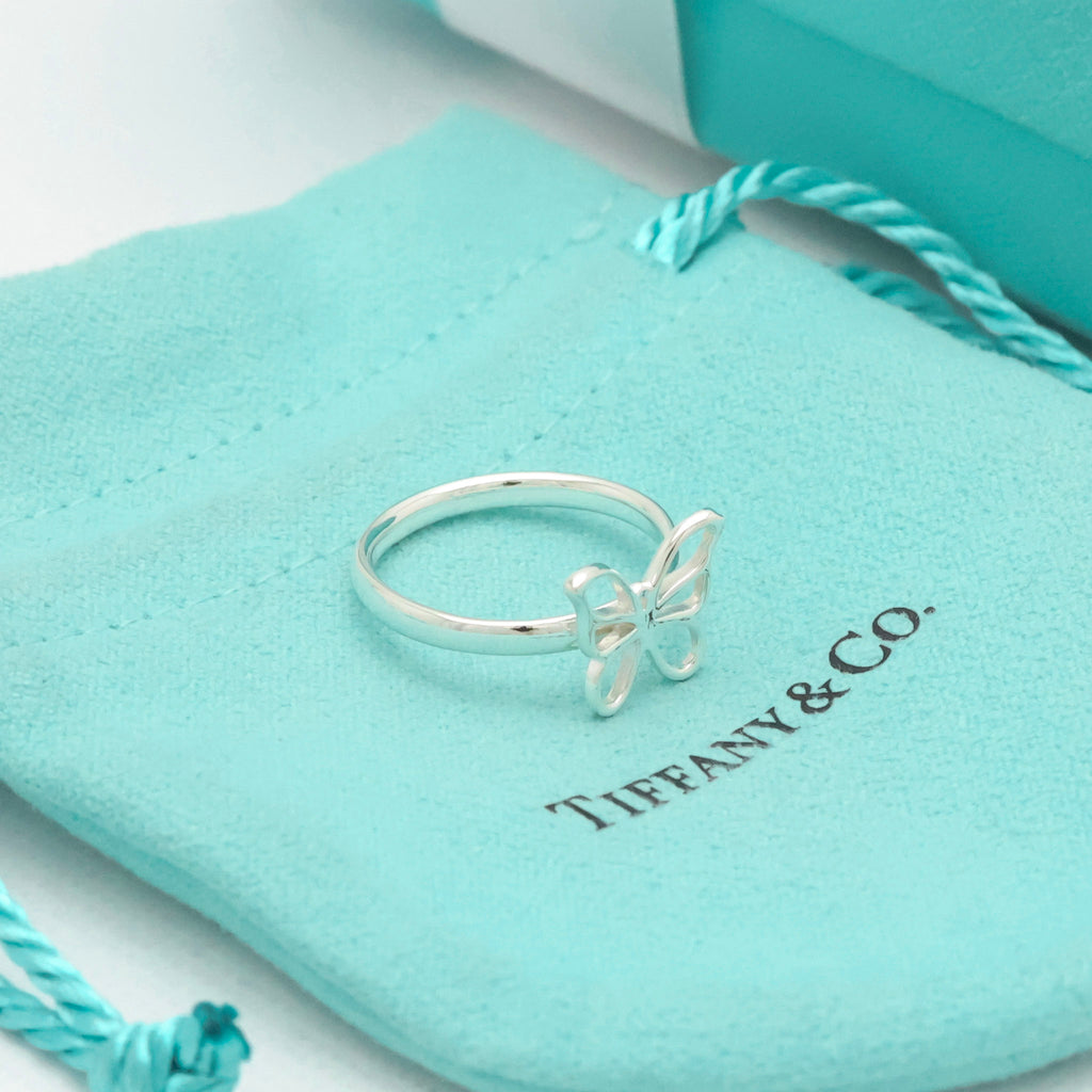 Tiffany & Co. Picasso Half Moon Stud Earrings Sterling Silver 925 