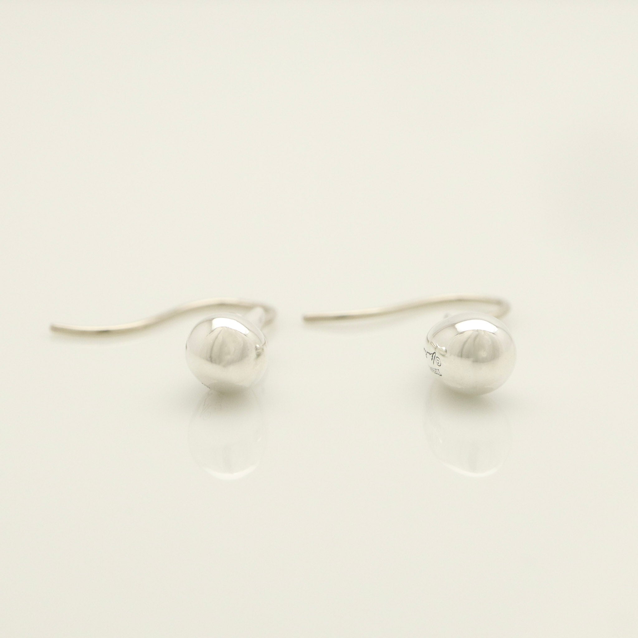 Tiffany & Co. Peretti Teardrop Dangle Earrings Sterling Silver 925