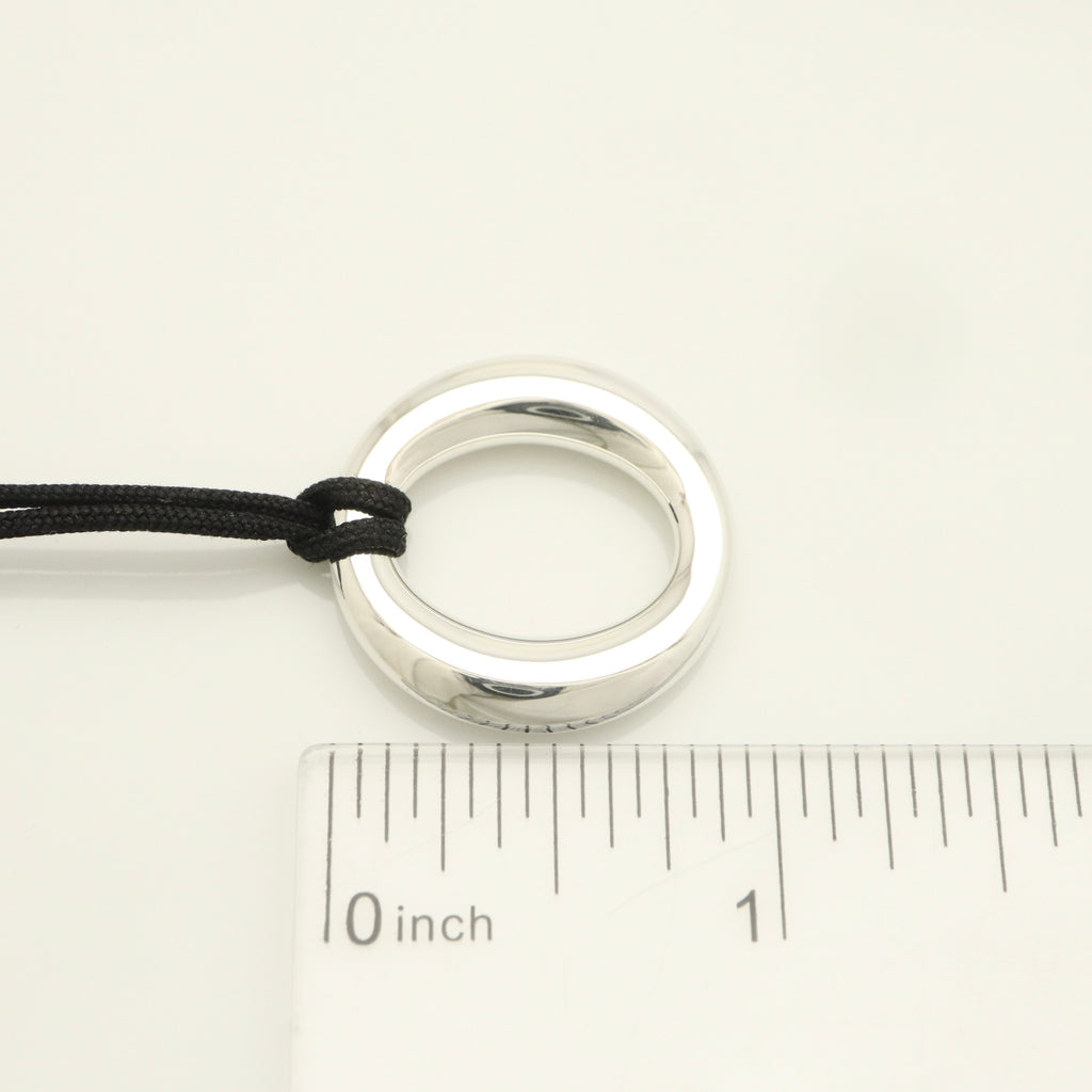 TIFFANY&Co. セビアナ シルク コード エルサペレッティ ネックレス AG925