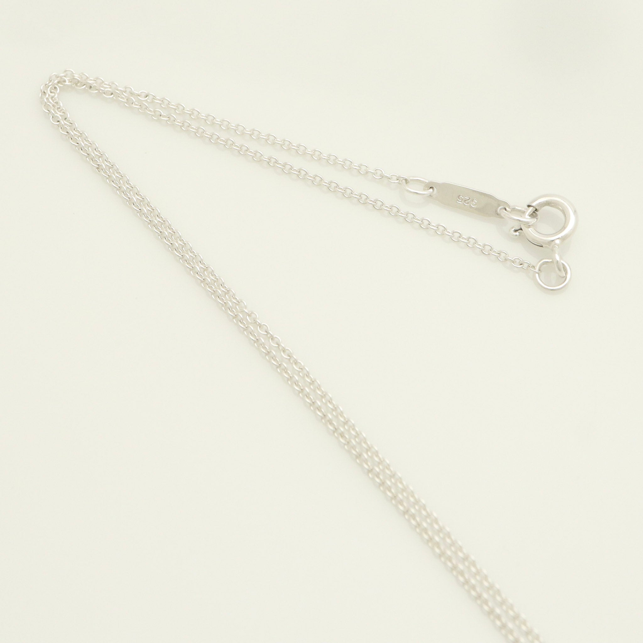  Tiffany & Co. Picasso Groove Cross Necklace Sterling Silver 925 