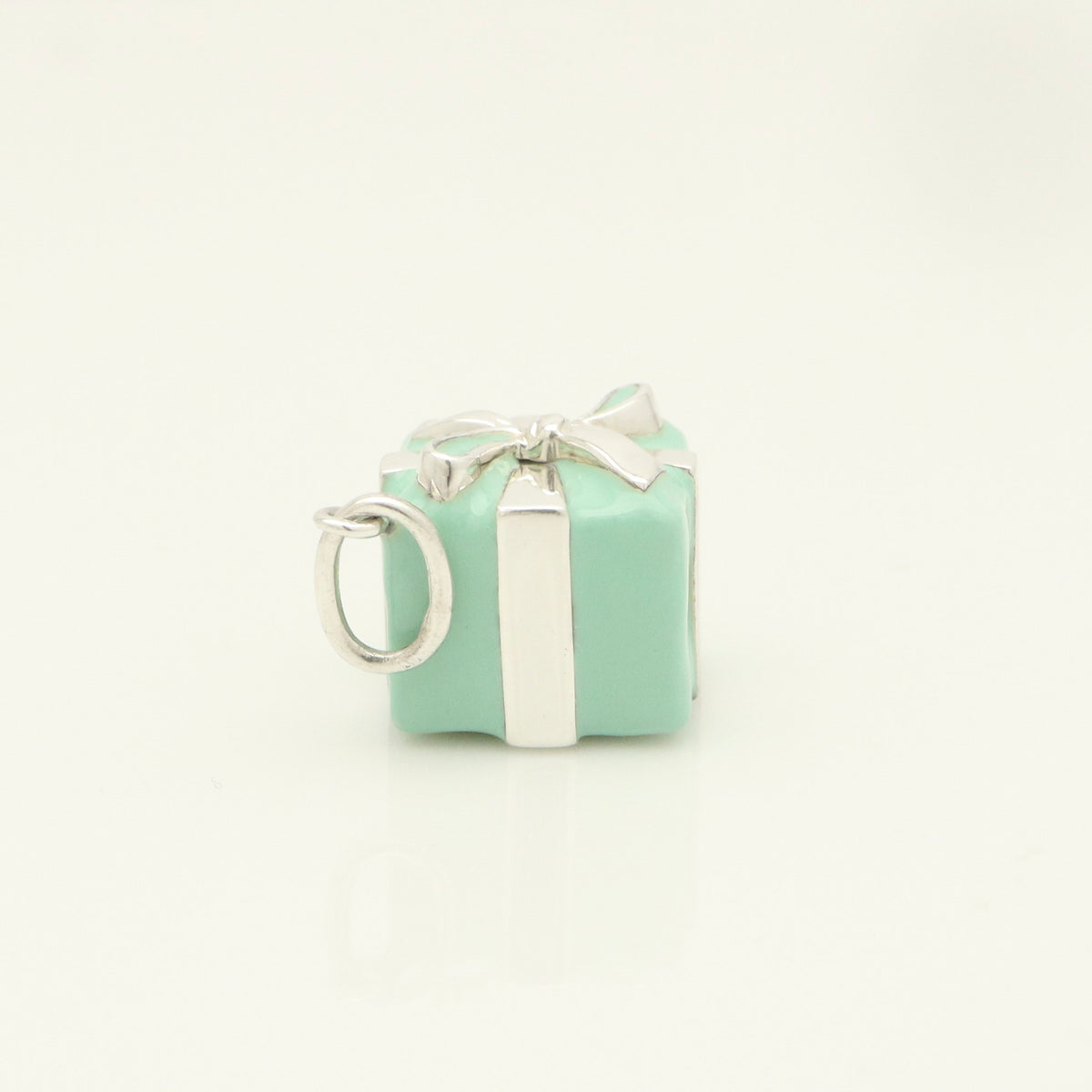 TIFFANY&Co. ギフト ボックス ブルー エナメル チャーム AG925