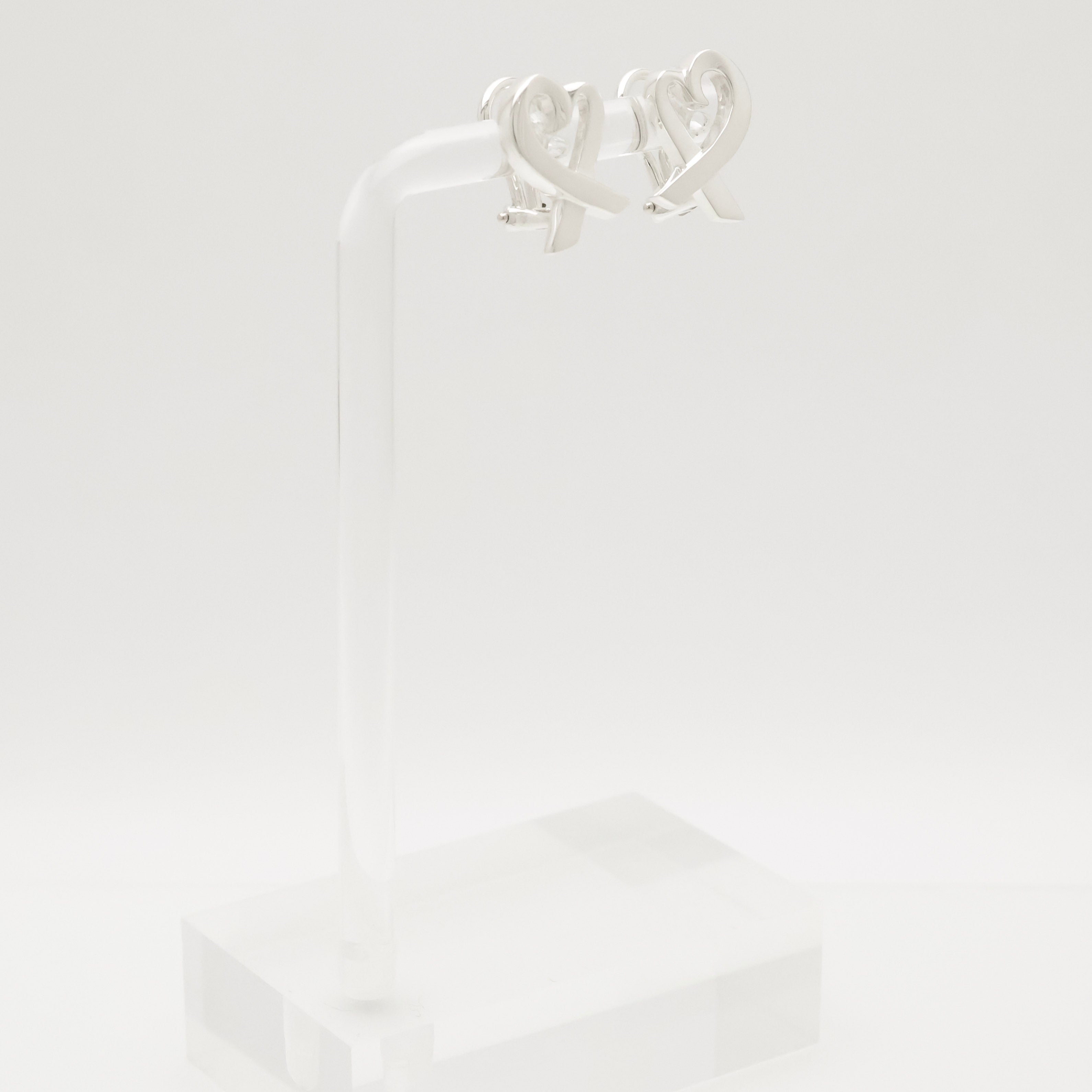 TIFFANY&Co. ラビングハート パロマピカソ クリップ イヤリング AG925