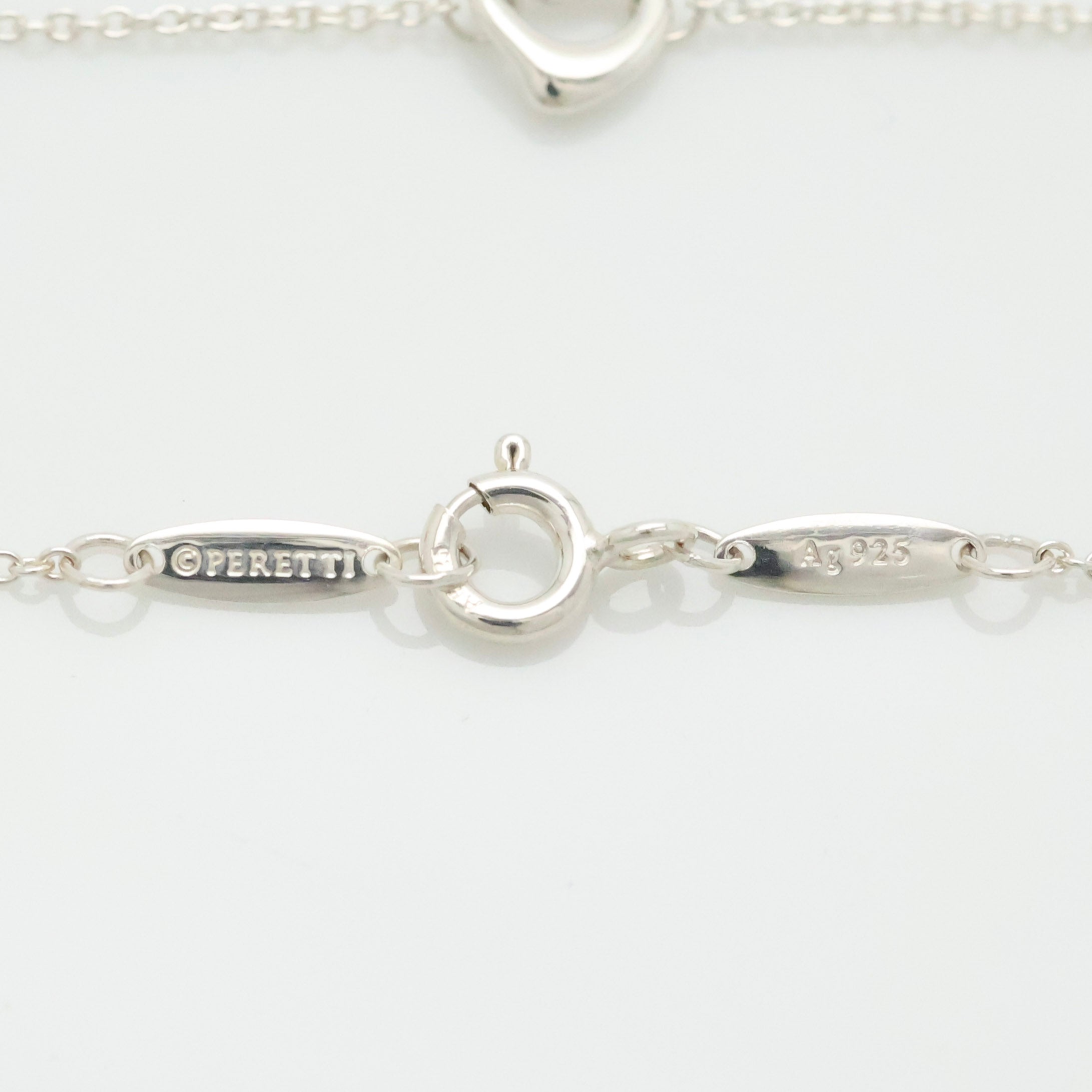 TIFFANY&Co. バイザヤード パール オープン ハート エルサペレッティ ブレスレット AG925