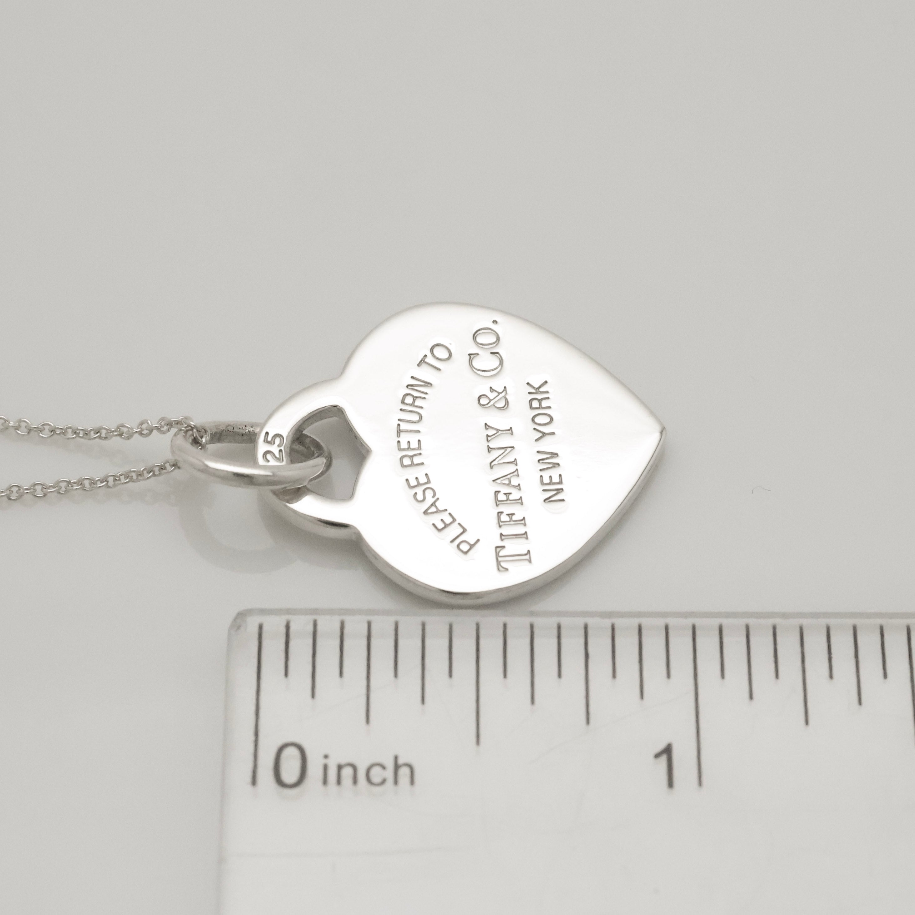 TIFFANY&Co. リターントゥ ティファニー ハート タグ ネックレス AG925