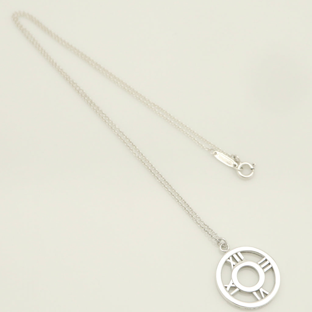  Tiffany & Co. Atlas Open Circle Necklace Sterling Silver 925