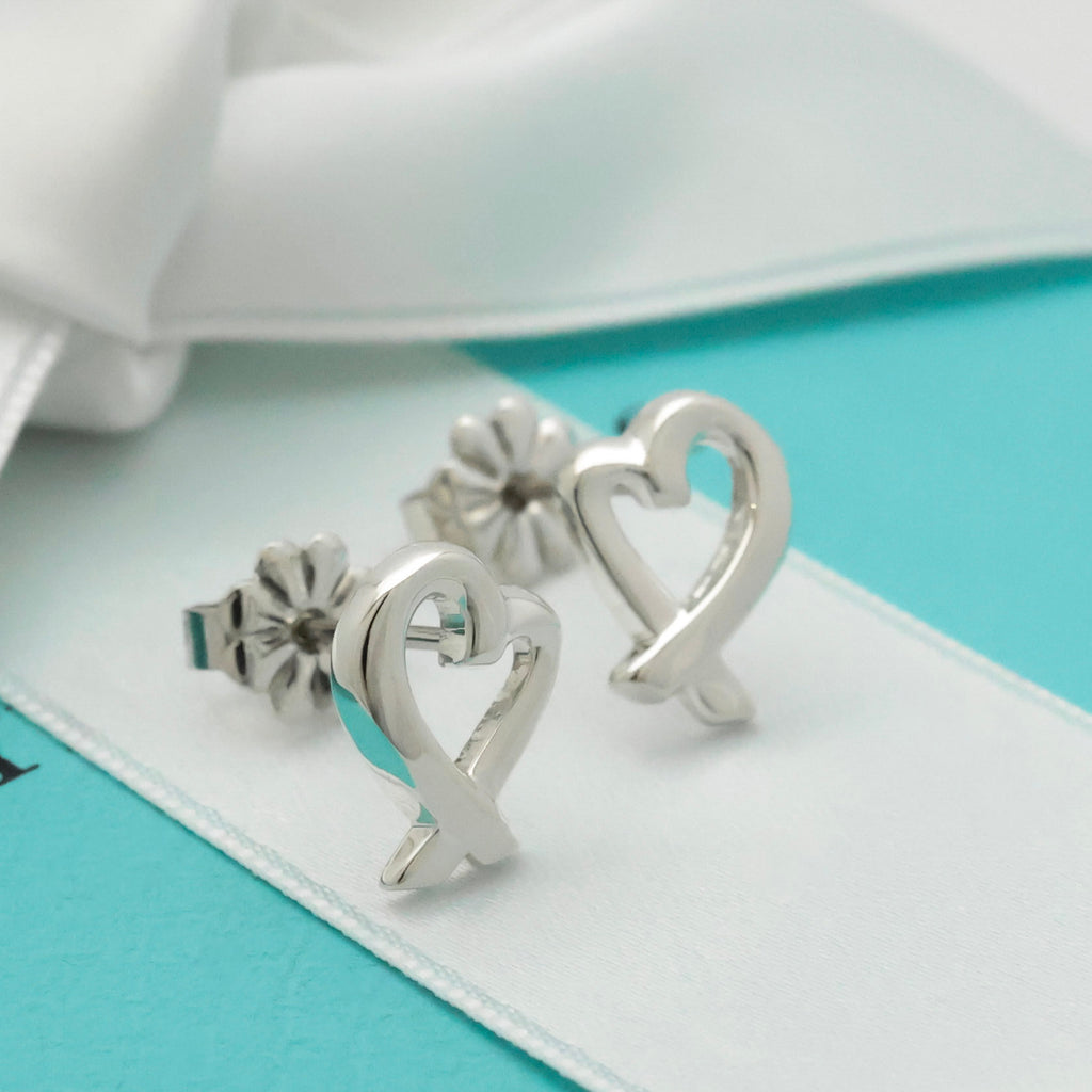 TIFFANY&Co. ラビングハート パロマピカソ スタッド ピアス AG925