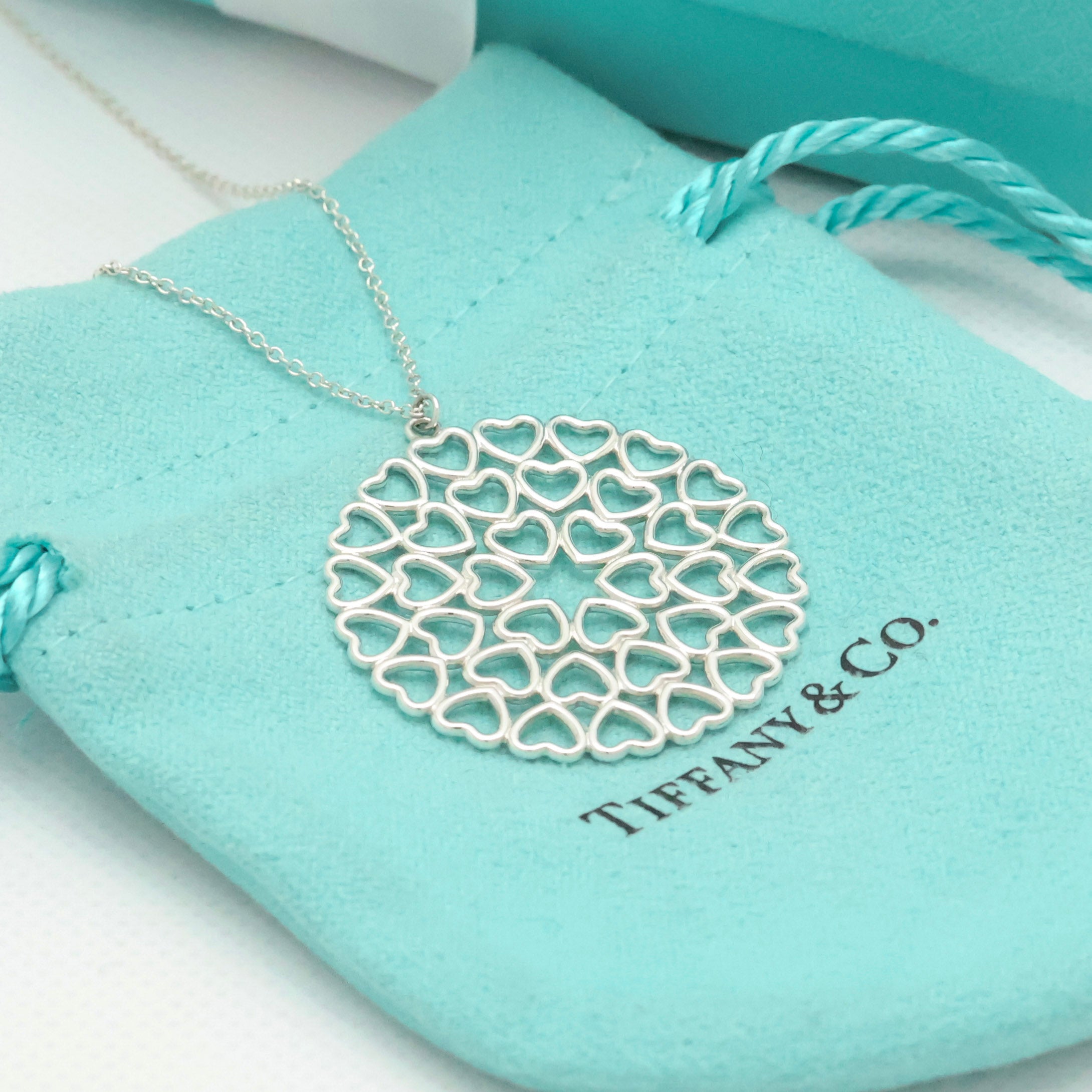 TIFFANY&Co. パロマピカソ クラウン オブ ハート メダリオン ネックレス AG925