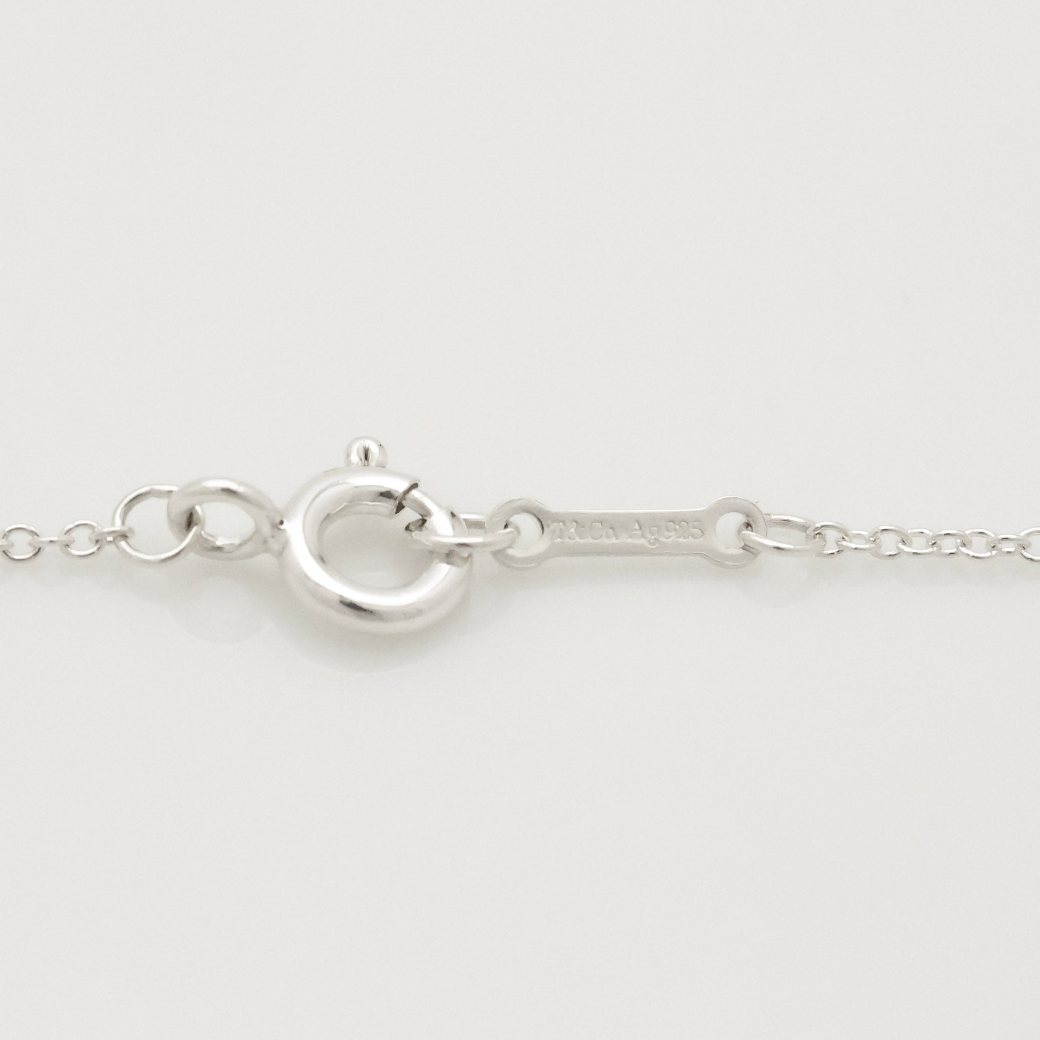 Tiffany & Co. Olive Leaf Heart Necklace Pendant Sterling Silver 925