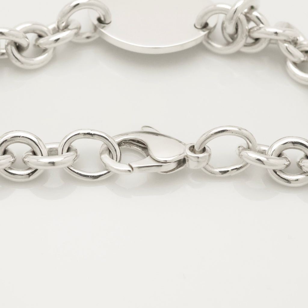 TIFFANY&Co. リターントゥ ティファニー オーバル タグ チャーム チェーン ブレスレット AG925