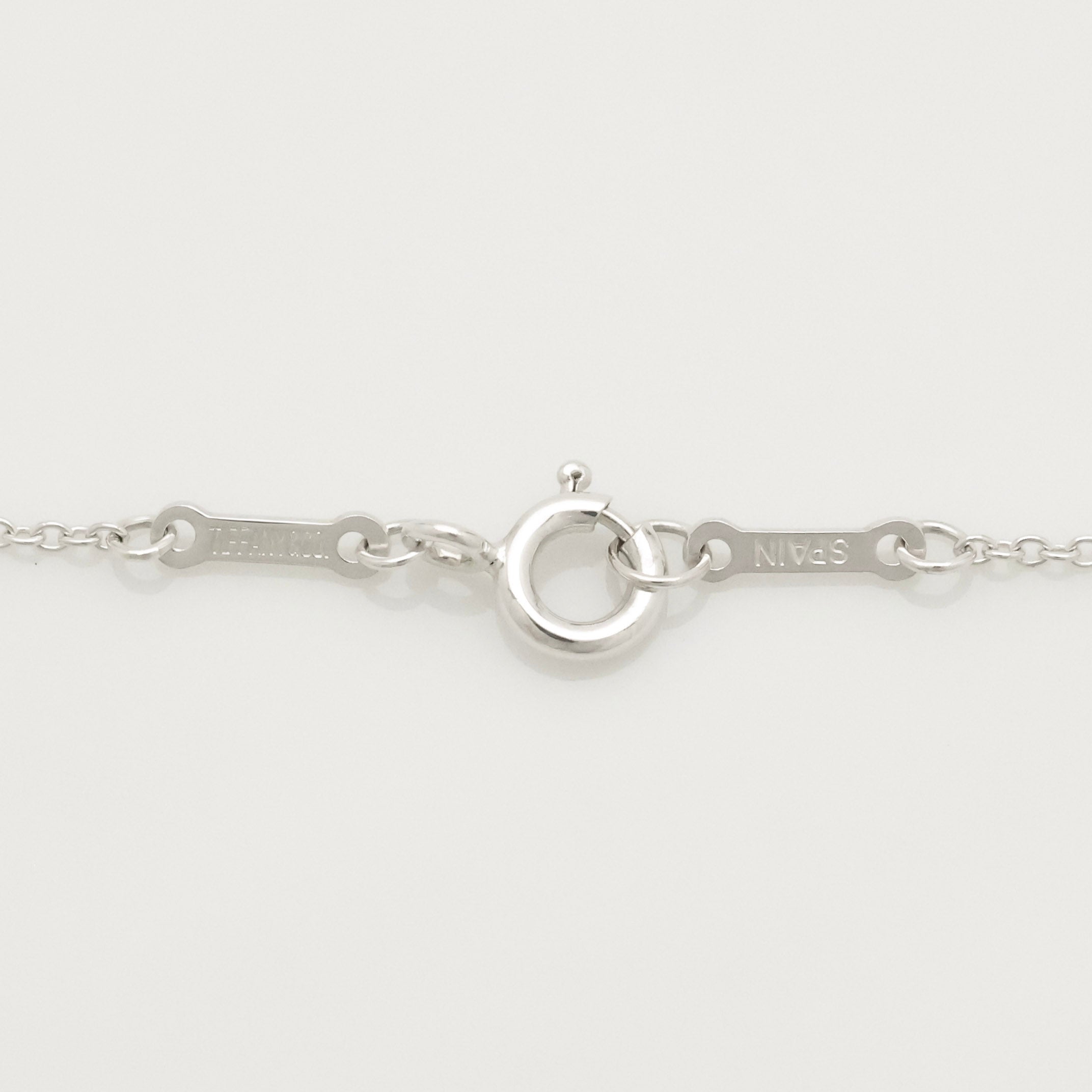 Tiffany & Co. Peretti Curved Full Heart Necklace Sterling Silver 925