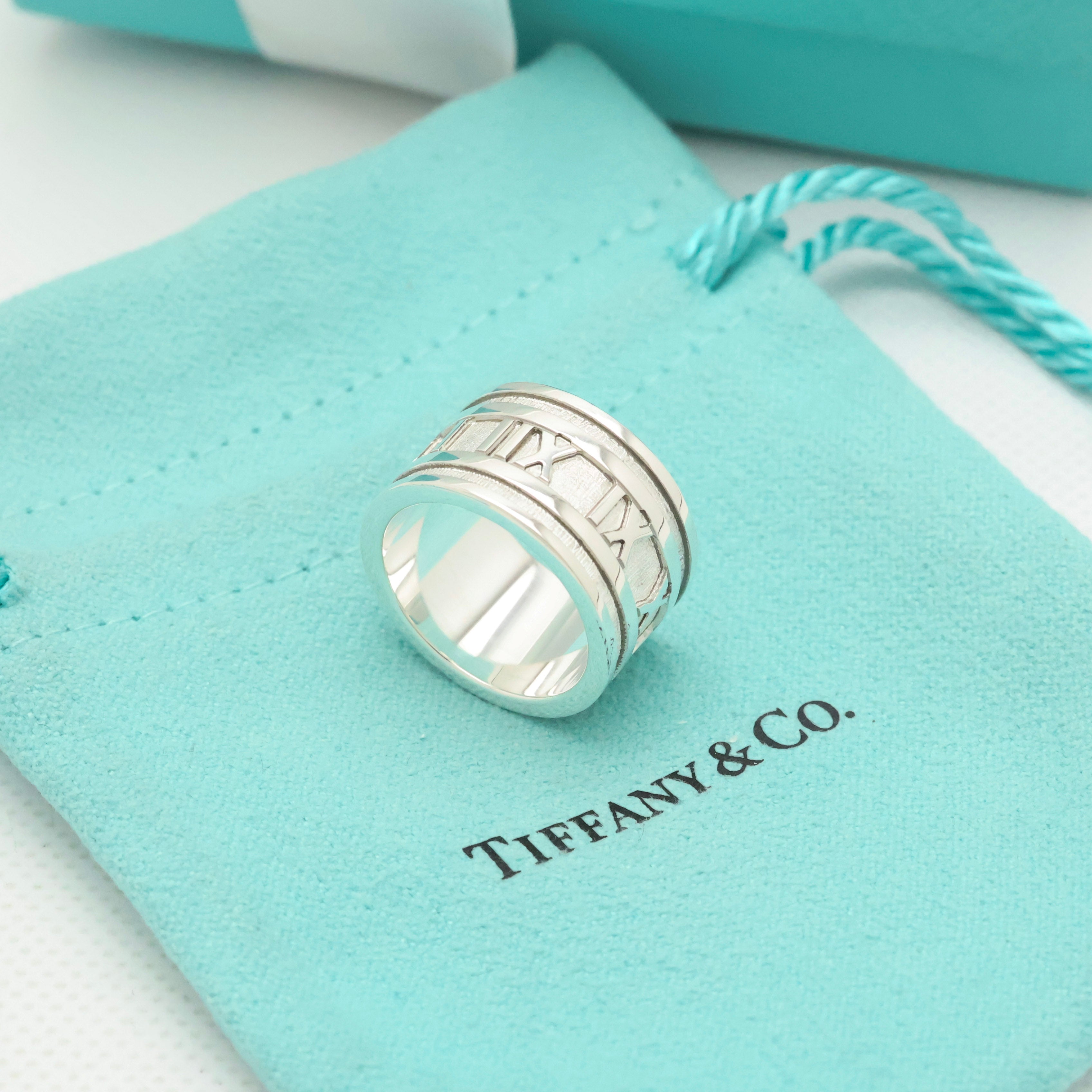 TIFFANY＆Co. アトラス ワイド リング 10 号 AG925