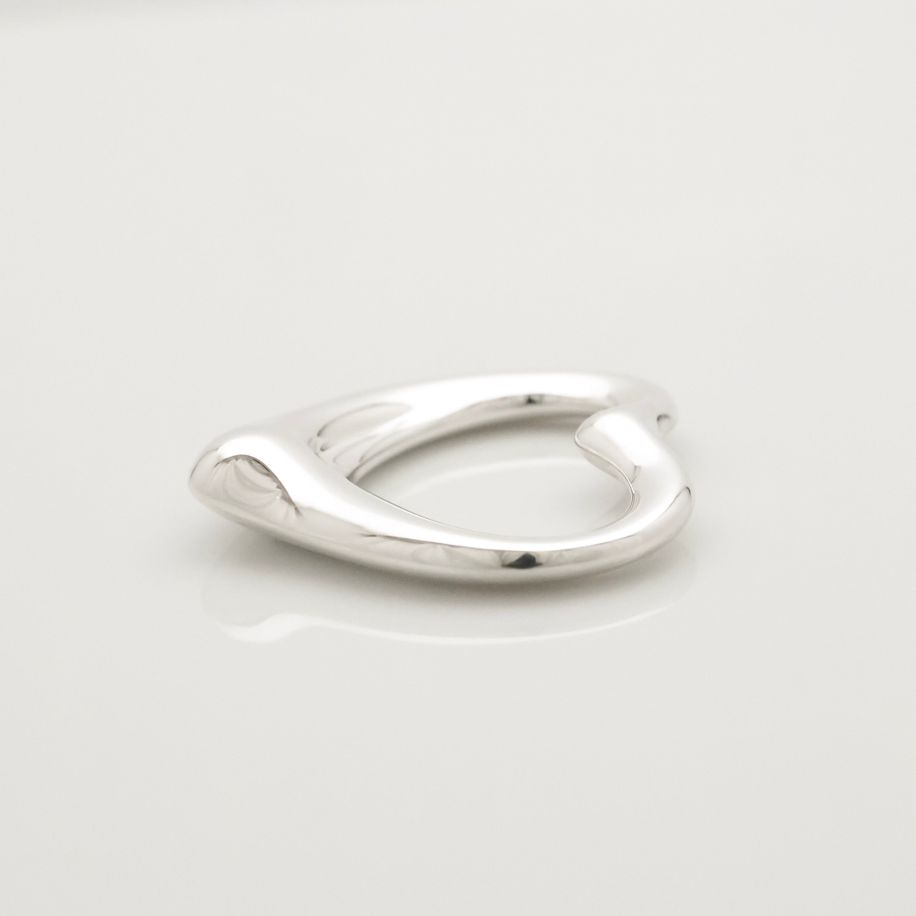 TIFFANY&Co. オープンハート 36mm エルサペレッティ チャーム AG925