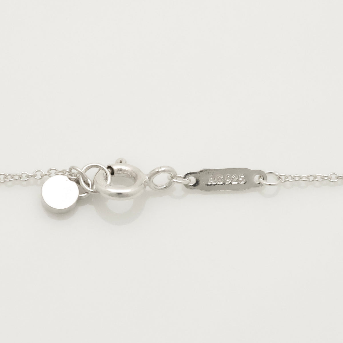 Tiffany & Co. Return to Round Necklace Sterling Silver 925 