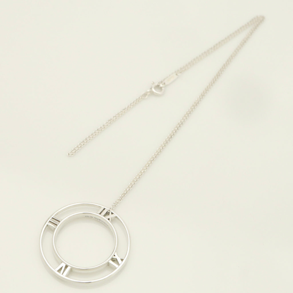 TIFFANY&Co. オープン アトラス メダリオン サークル ネックレス AG925