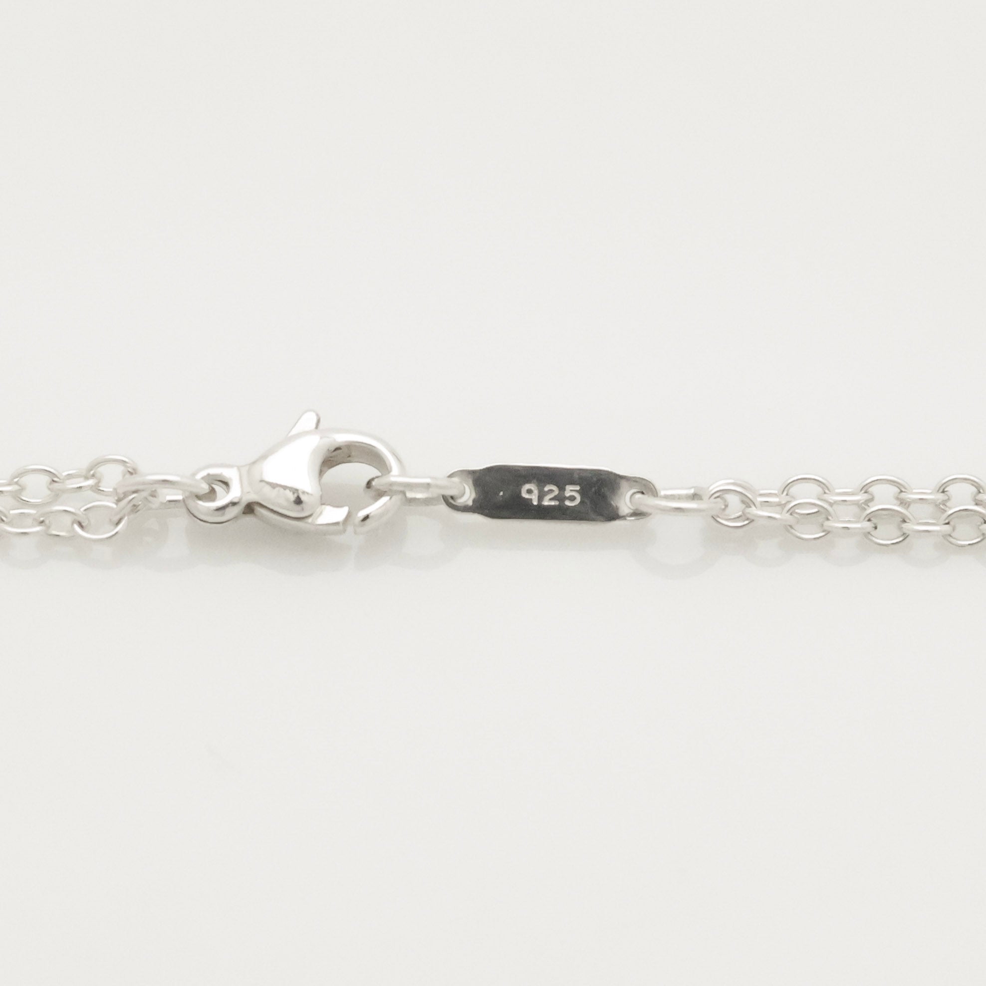 TIFFANY&Co. マンインザムーン ダブル チェーン ネックレス AG925