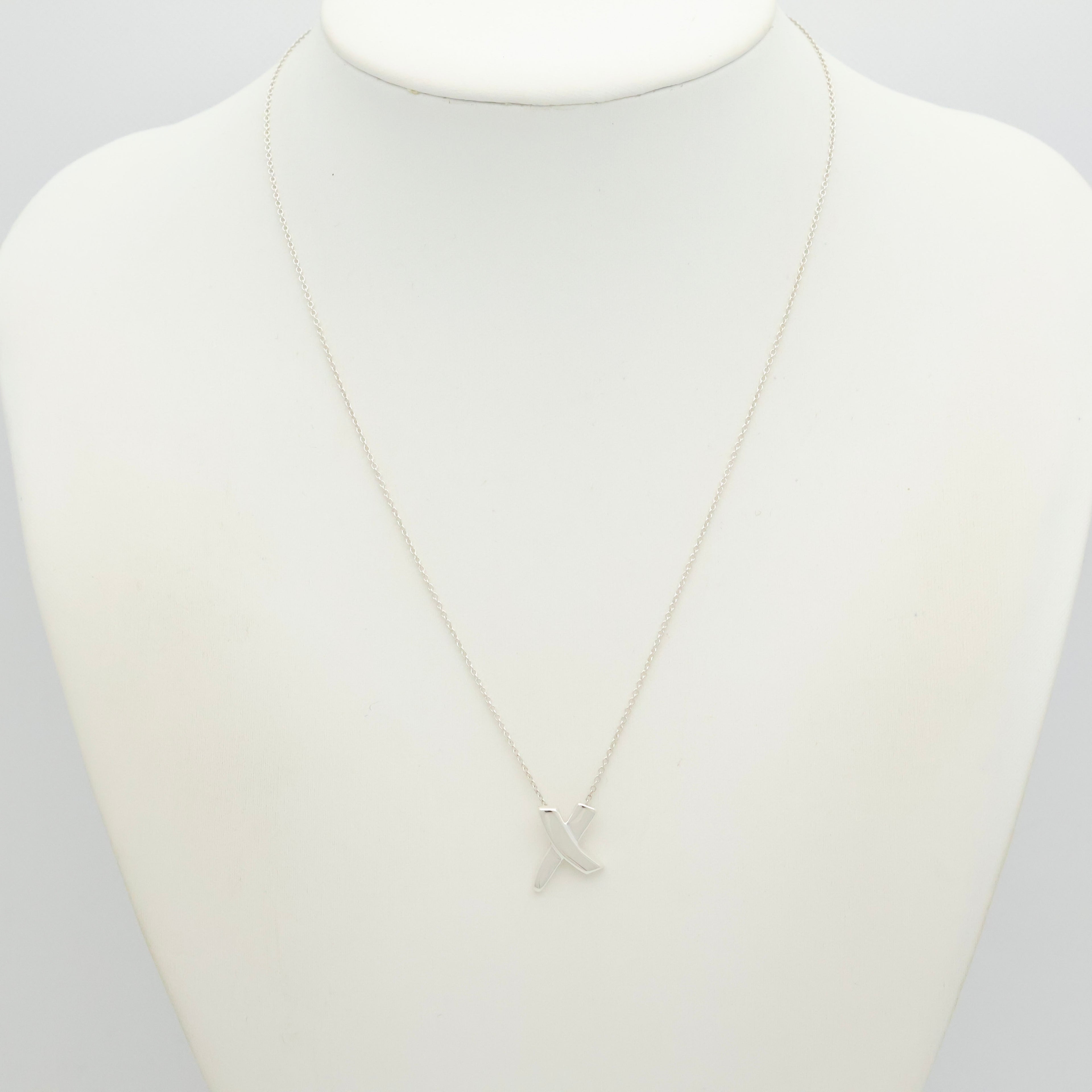 TIFFANY&Co. キス クロス パロマピカソ ネックレス AG925