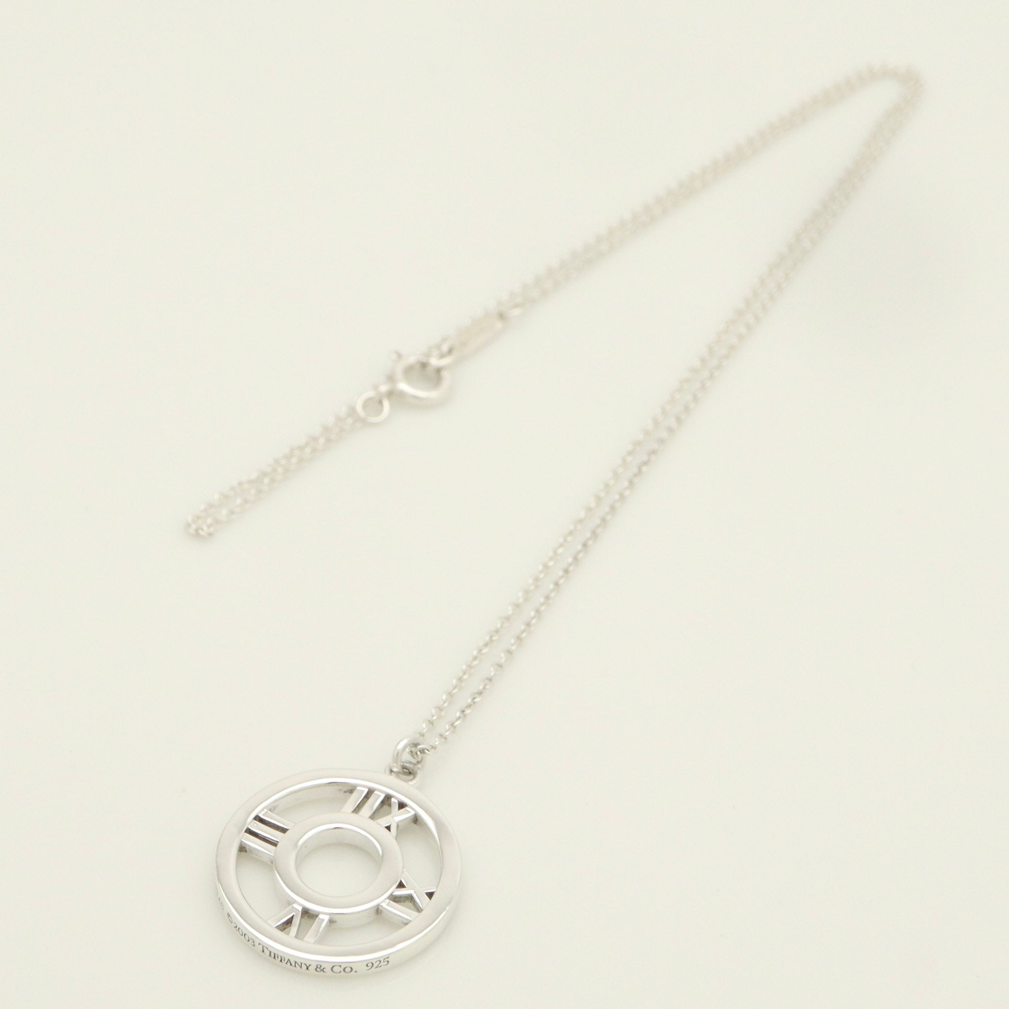 TIFFANY&Co. オープン アトラス サークル ネックレス AG925