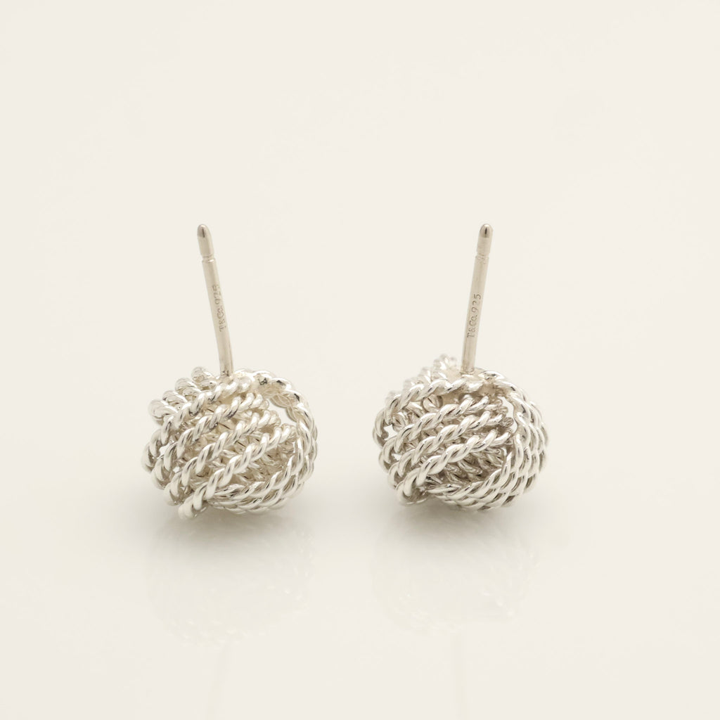 TIFFANY&Co. サマセット ツイスト ノット スタッド ピアス AG925