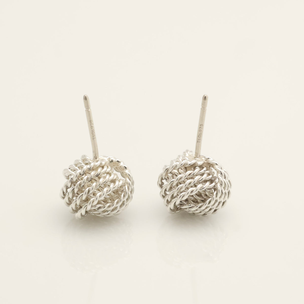 TIFFANY&Co. サマセット ツイスト ノット スタッド ピアス AG925