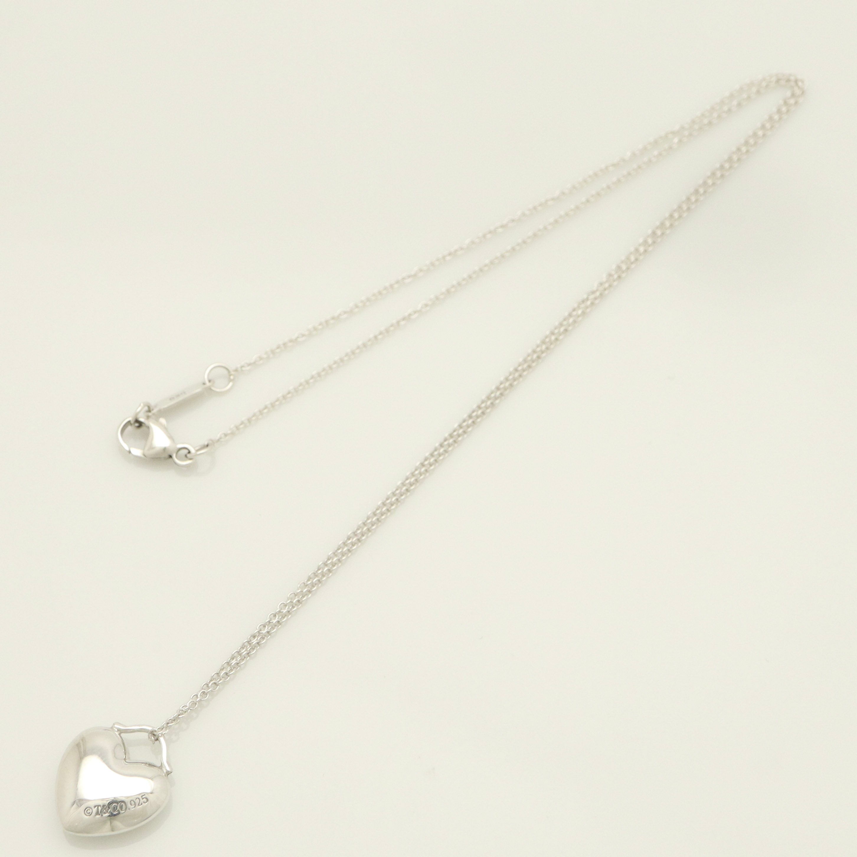 TIFFANY&Co. ドロップ ハート ネックレス AG925