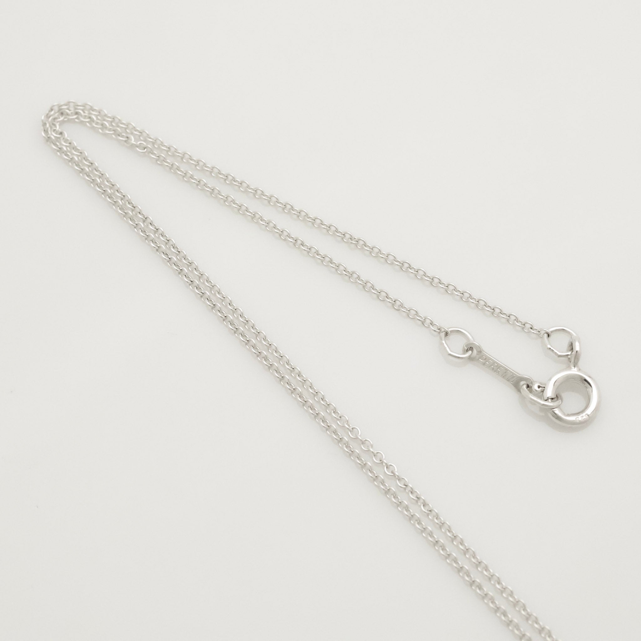 TIFFANY&Co. オープン クロス インフィニティ エルサペレッティ ネックレス AG925