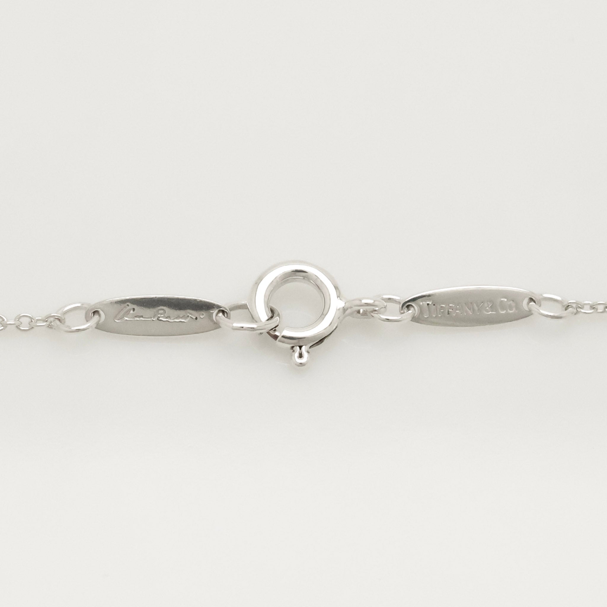 Tiffany & Co. Peretti Small Sevillana Necklace Sterling Silver 925