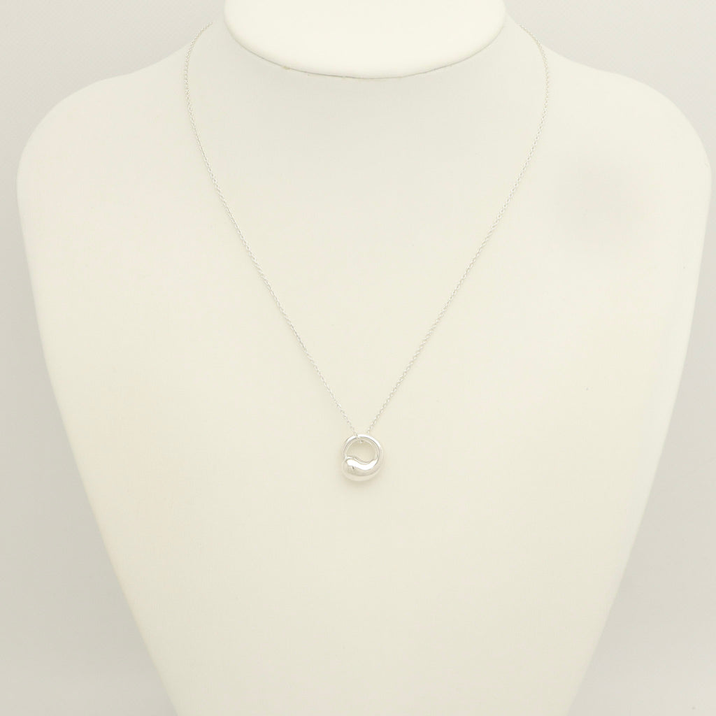 Tiffany & Co. MEDIUM Eternal Circle Necklace Sterling Silver 925 