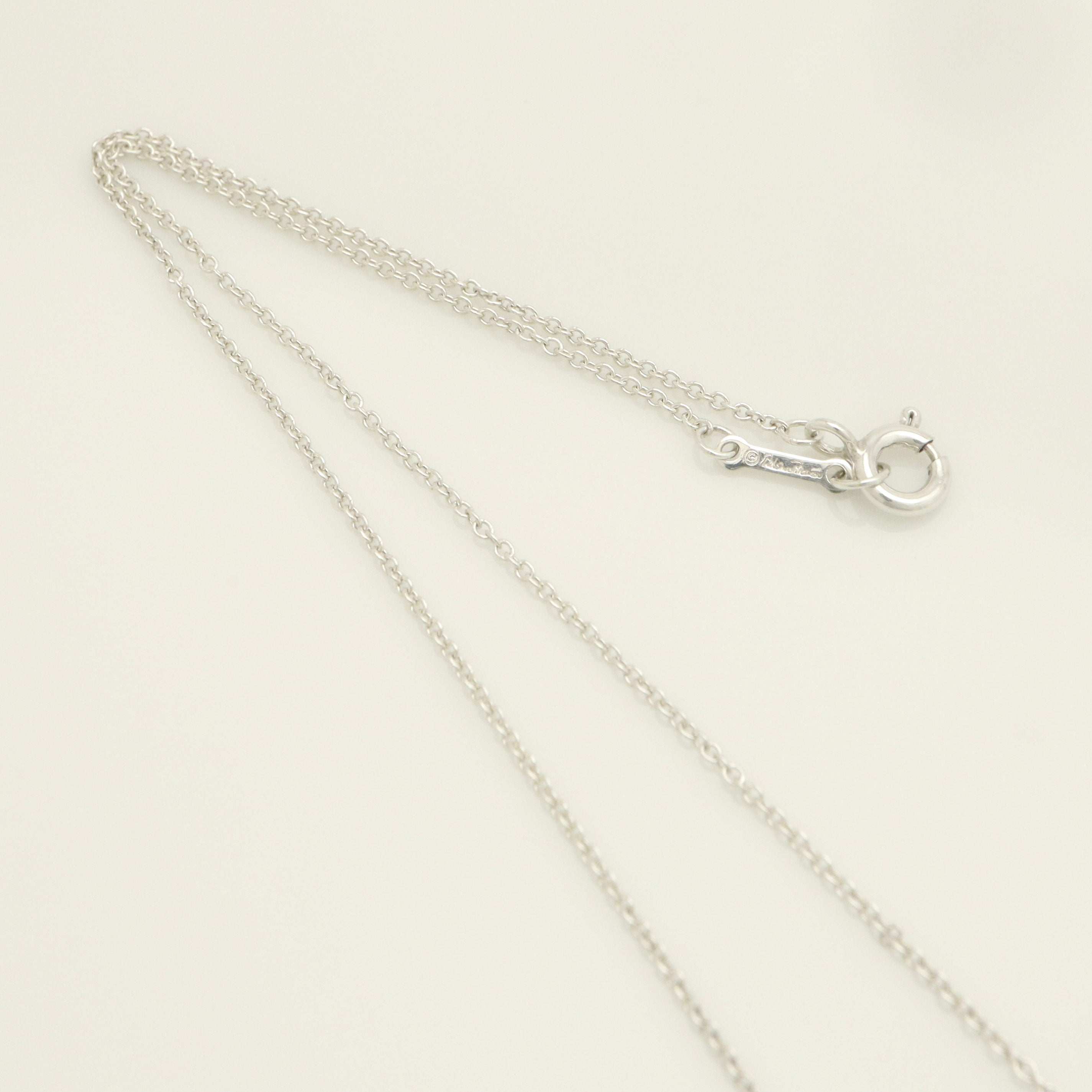 GIFT*Tiffany & Co. Picasso Olive Leaf Vine Necklace Pendant Sterling Silver 925 