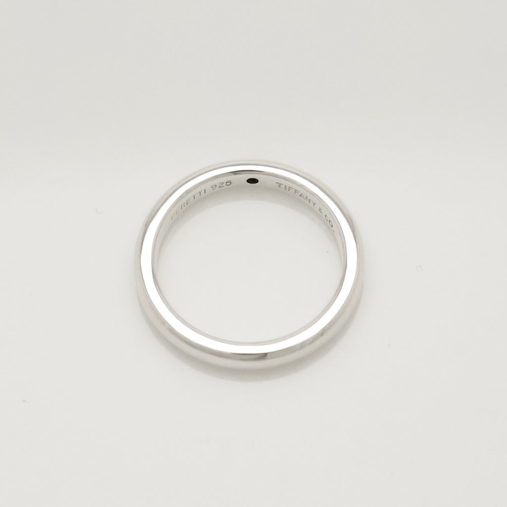 Tiffany & Co. Ruby Stacking Band Ring Sterling Silver 925