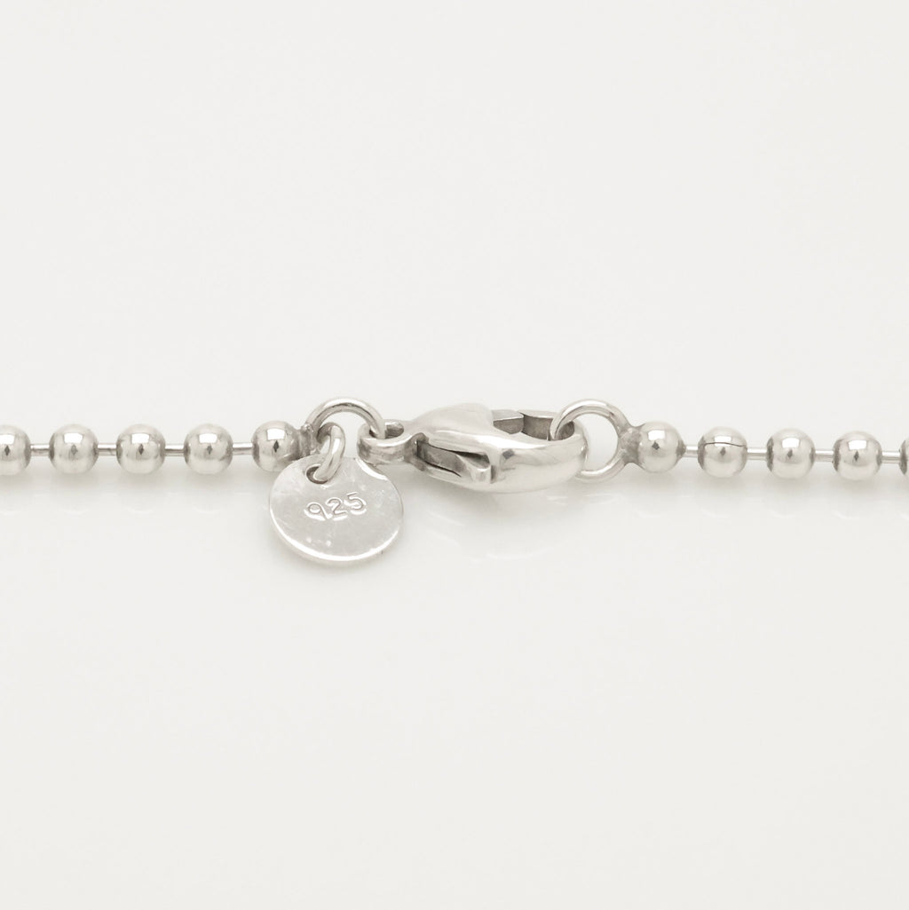 TIFFANY&Co.リターントゥ ティファニー オーバル タグ ボール チェーン ネックレス AG925