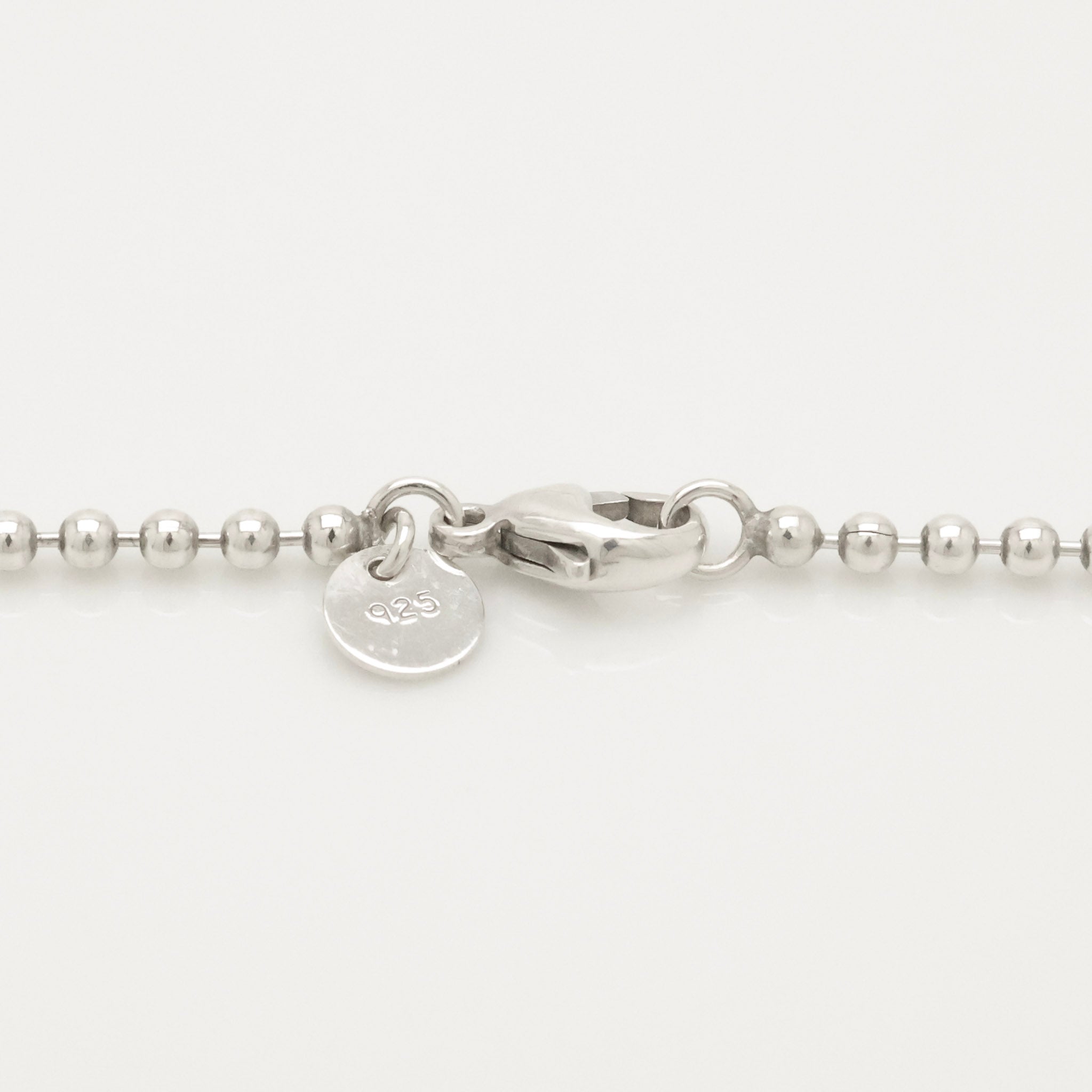 TIFFANY&Co.リターントゥ ティファニー オーバル タグ ボール チェーン ネックレス AG925