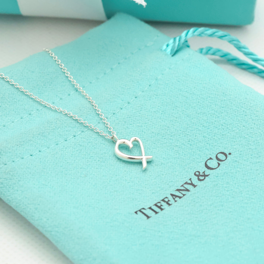 TIFFANY&Co. ミニ ラビングハート パロマピカソ ネックレス AG925