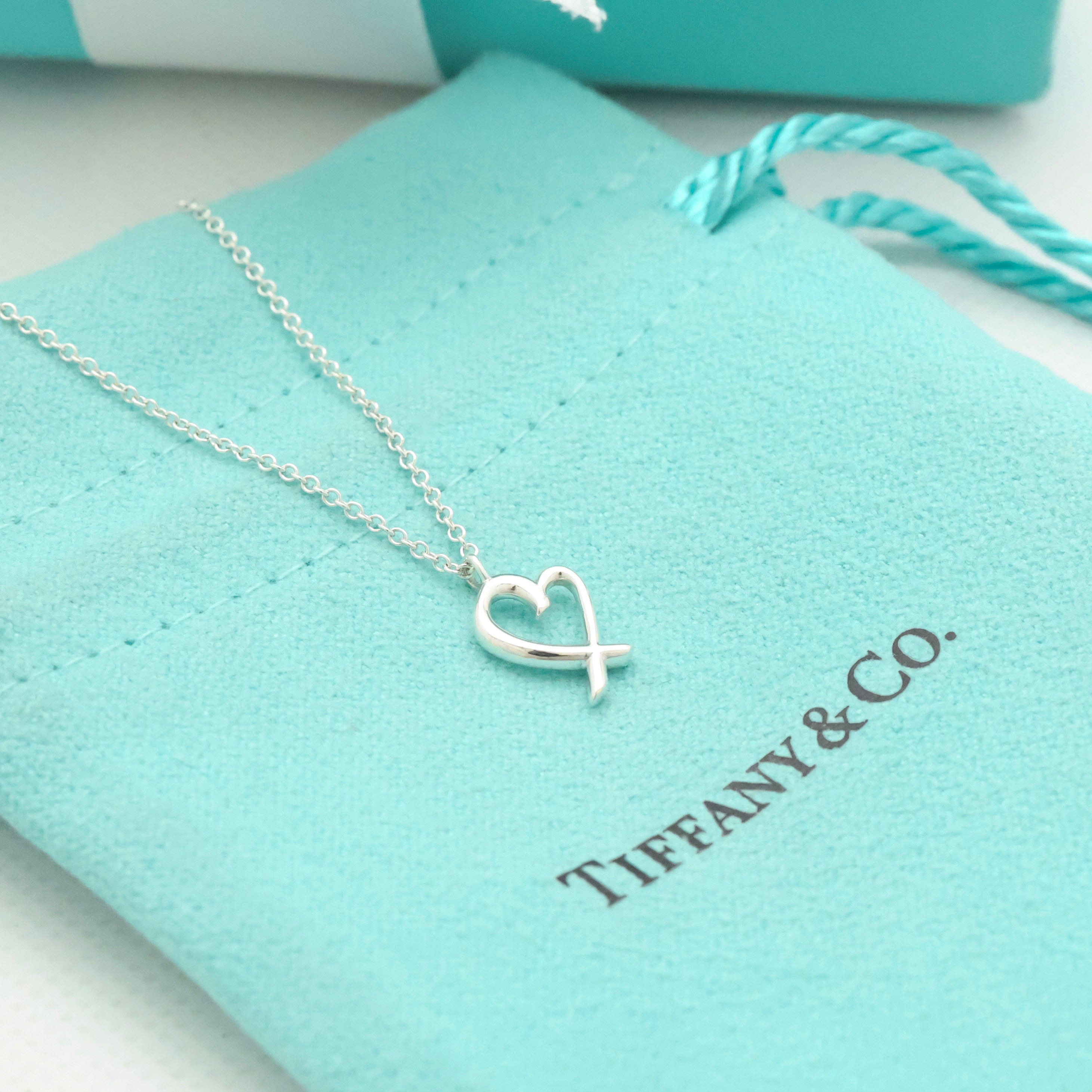 TIFFANY&Co. ミニ ラビングハート パロマピカソ ネックレス AG925