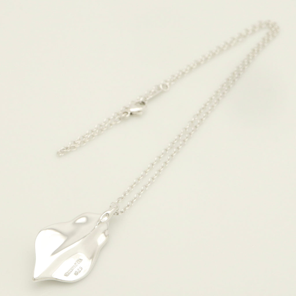 Tiffany & Co. Leaf Necklace Pendant Sterling Silver 925
