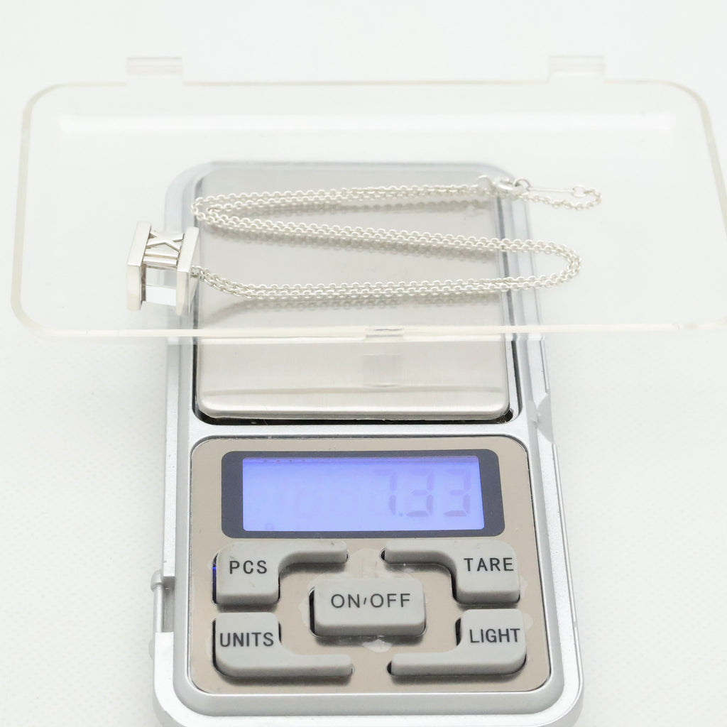 Tiffany & Co. アトラス キューブ クリスタル ネックレス AG925