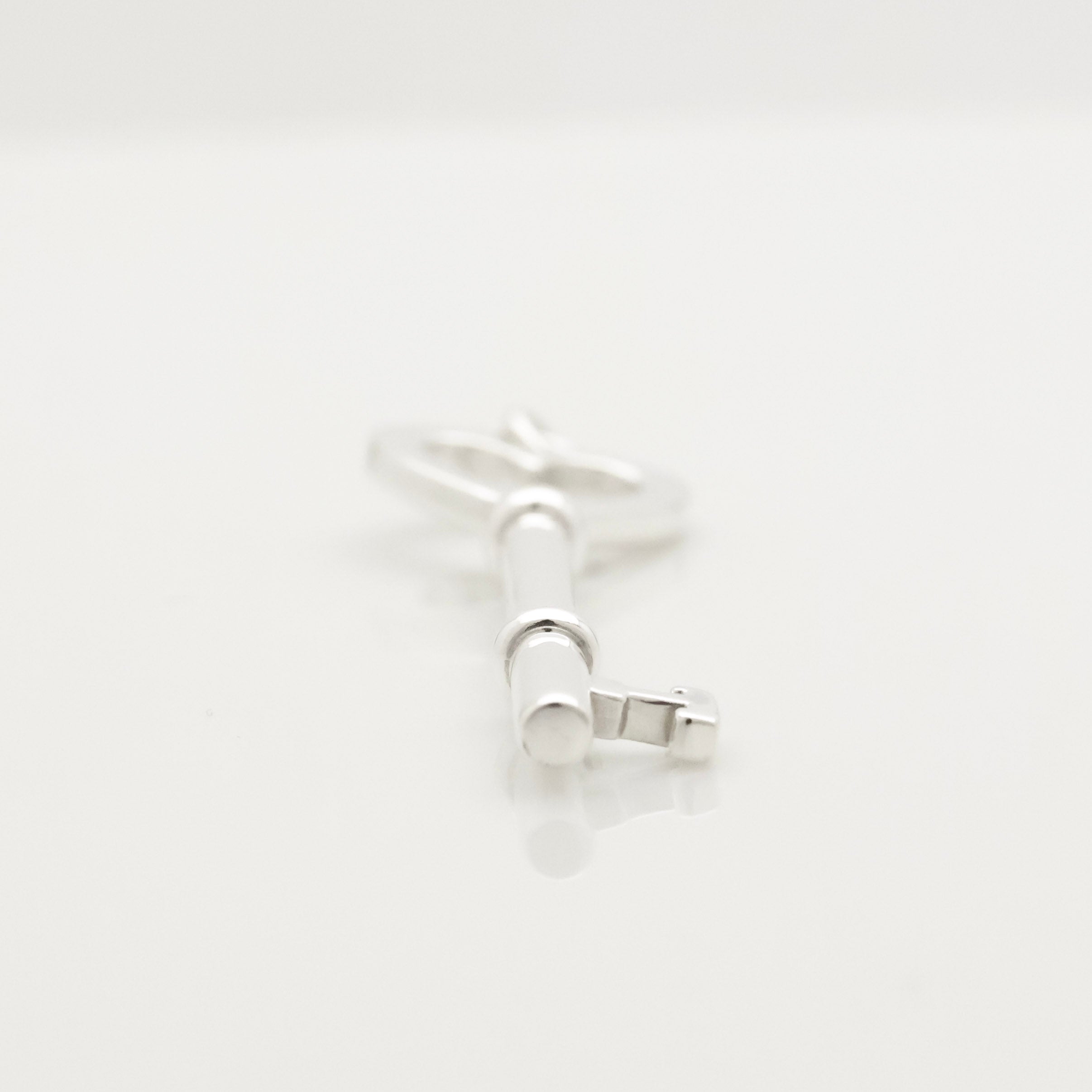  Tiffany & Co. Heart Key Charm Pendant Sterling Silver 925