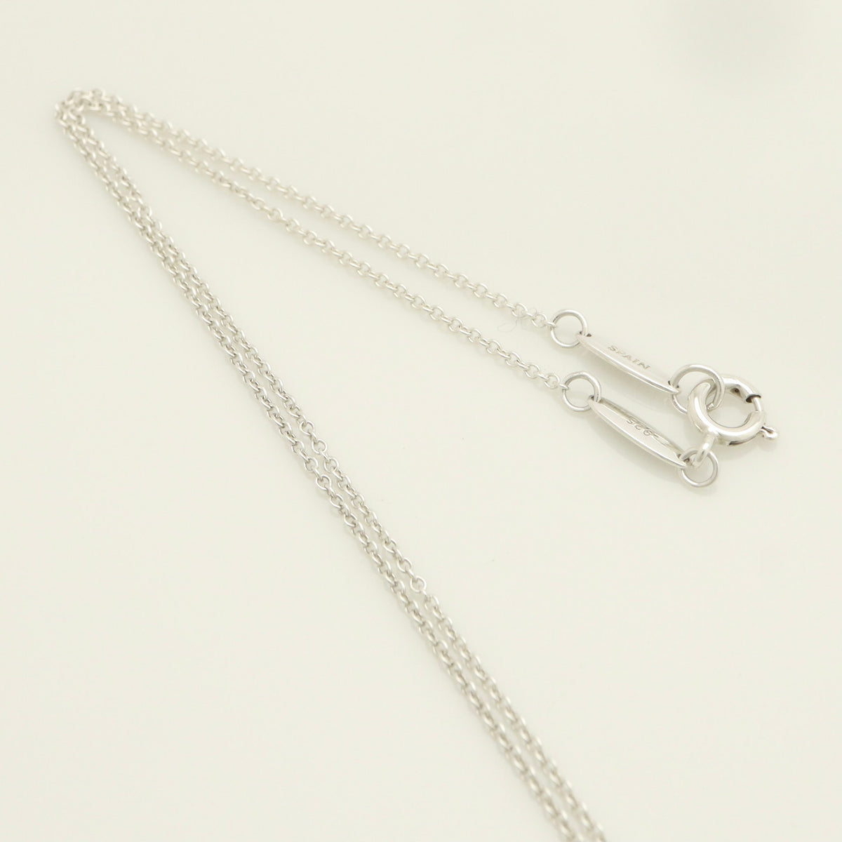 Tiffany & Co. Small Round Circle Disc Necklace Pendant Sterling Silver 925