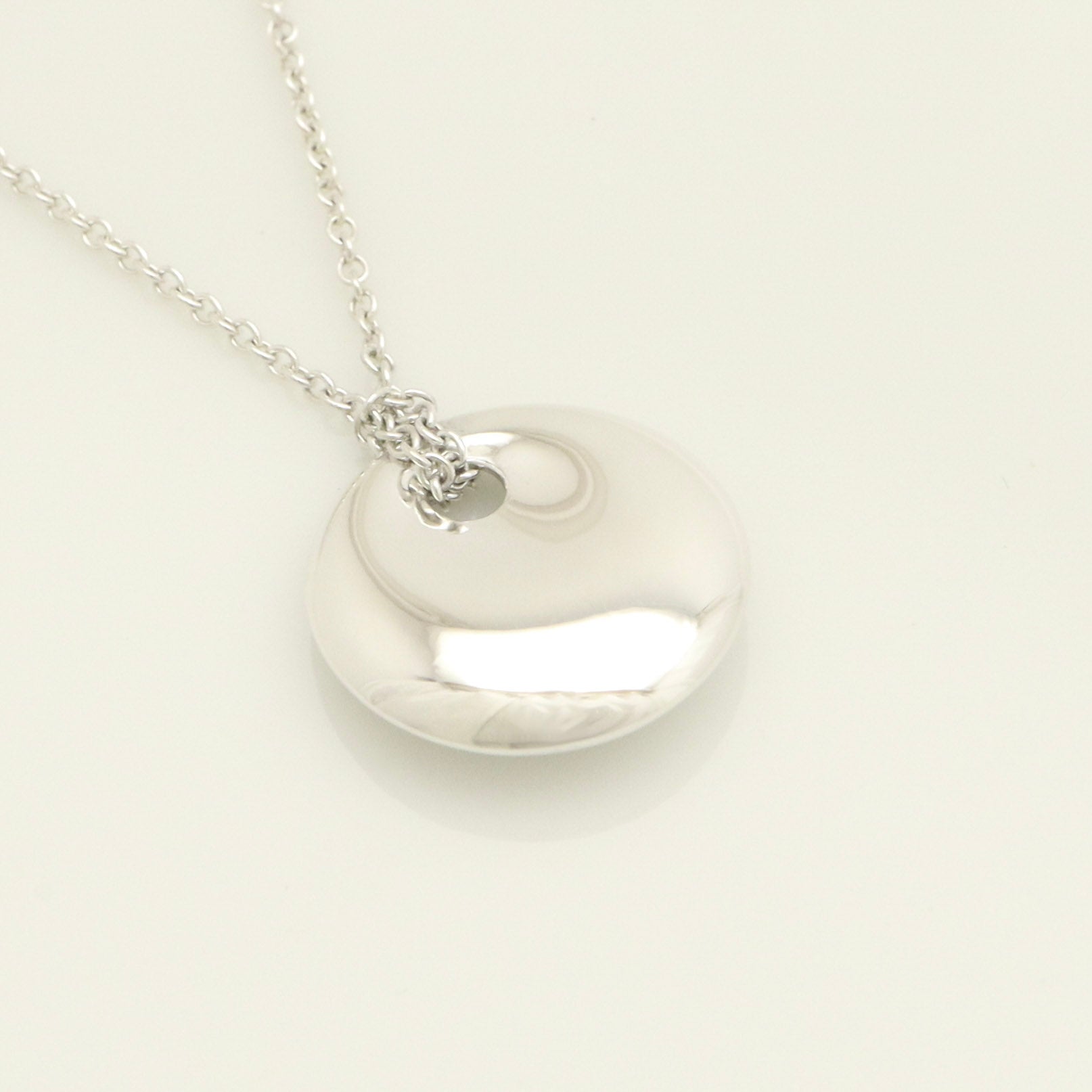 TIFFANY&Co. スモール ラウンド ディスク エルサペレッティ ネックレス AG925