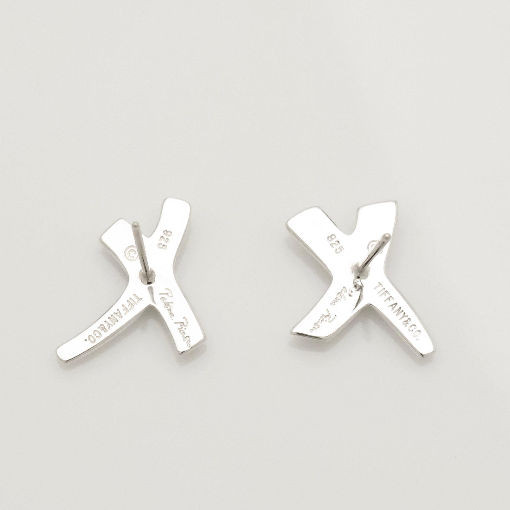 TIFFANY&Co. キス クロス パロマピカソ スタッド ピアス AG925