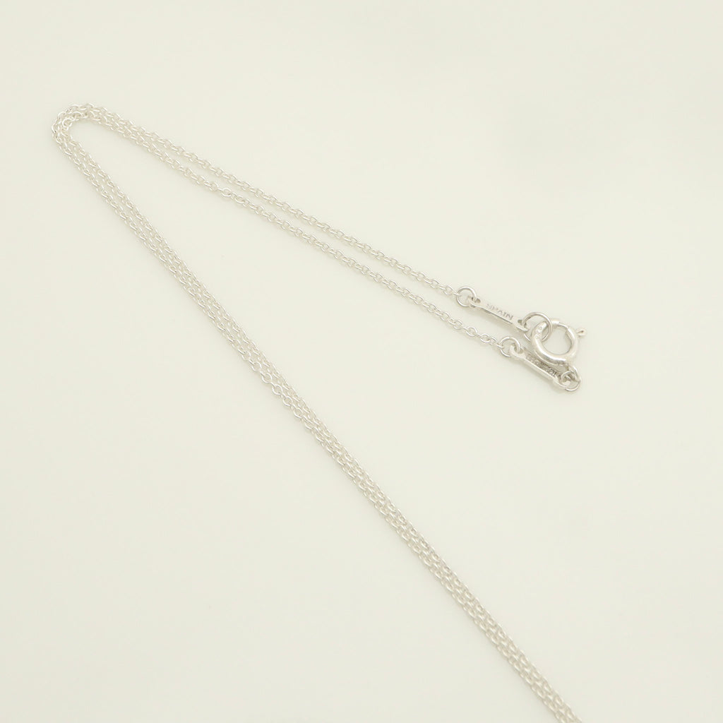 Tiffany & Co. Elsa Peretti Sterling Silver Double Teardrop Pendant Necklace Sterling Silver 925