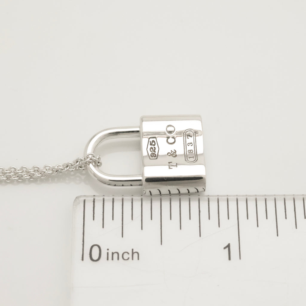 TIFFANY&Co. 1837 カデナ ロック チャーム ネックレス AG925