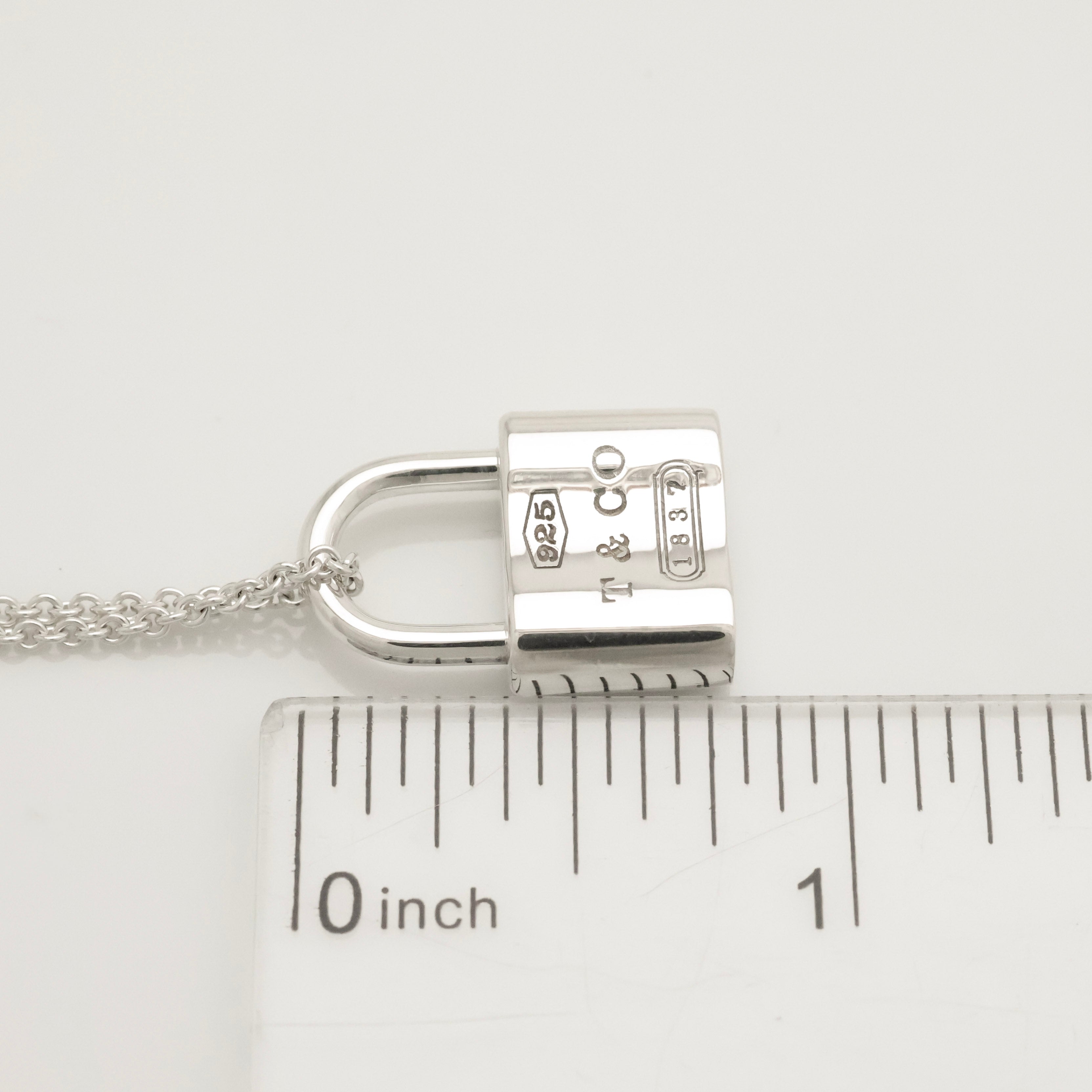 TIFFANY&Co. 1837 カデナ ロック チャーム ネックレス AG925