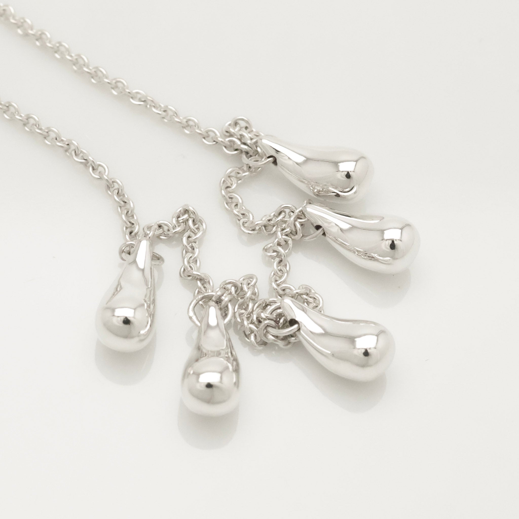 TIFFANY&Co. 5連 ファイブ ティアドロップ エルサペレッティ ブレスレット AG925