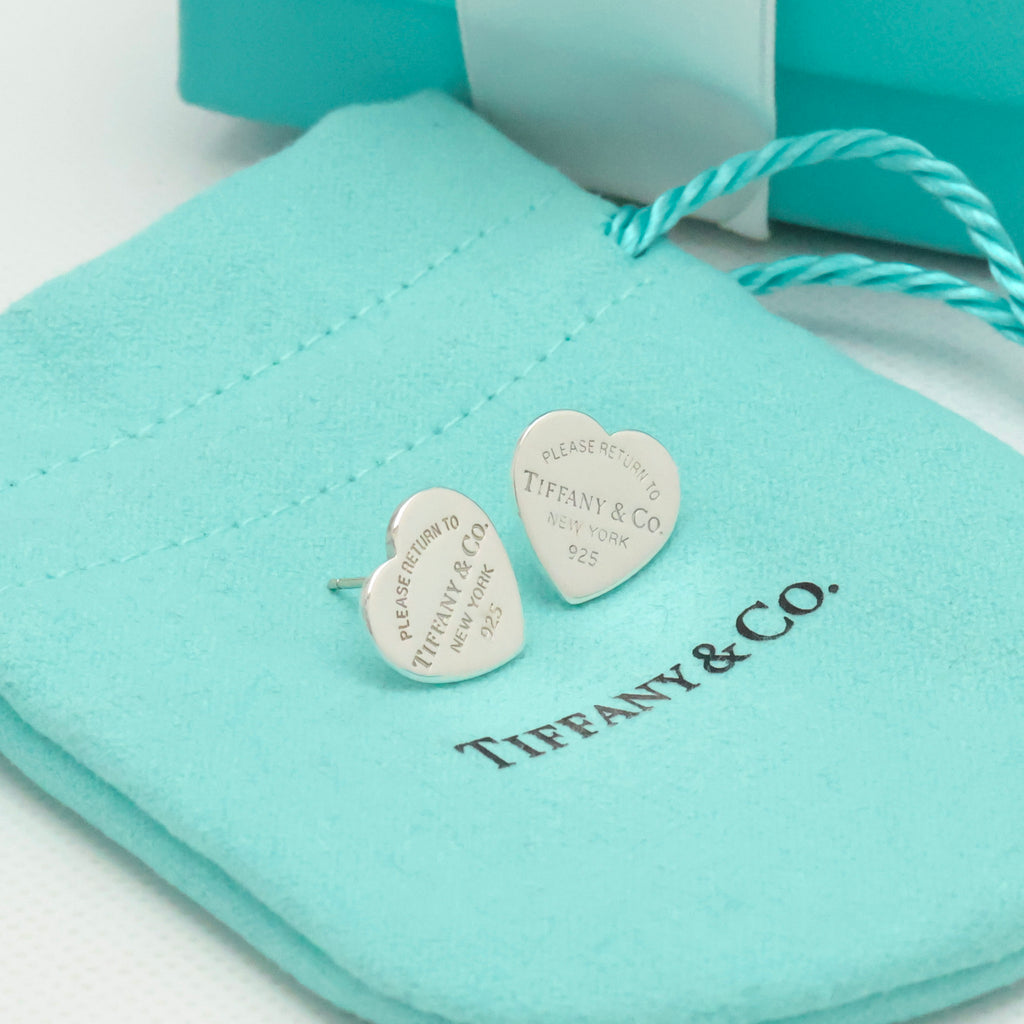 TIFFANY&Co. リターントゥ ティファニー ハート タグ スタッド ピアス AG925