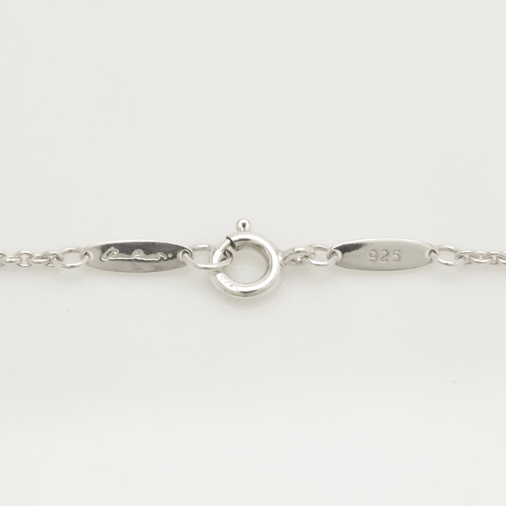 Tiffany & Co. Initial Letter "K" Pendant Necklace Sterling Silver 925