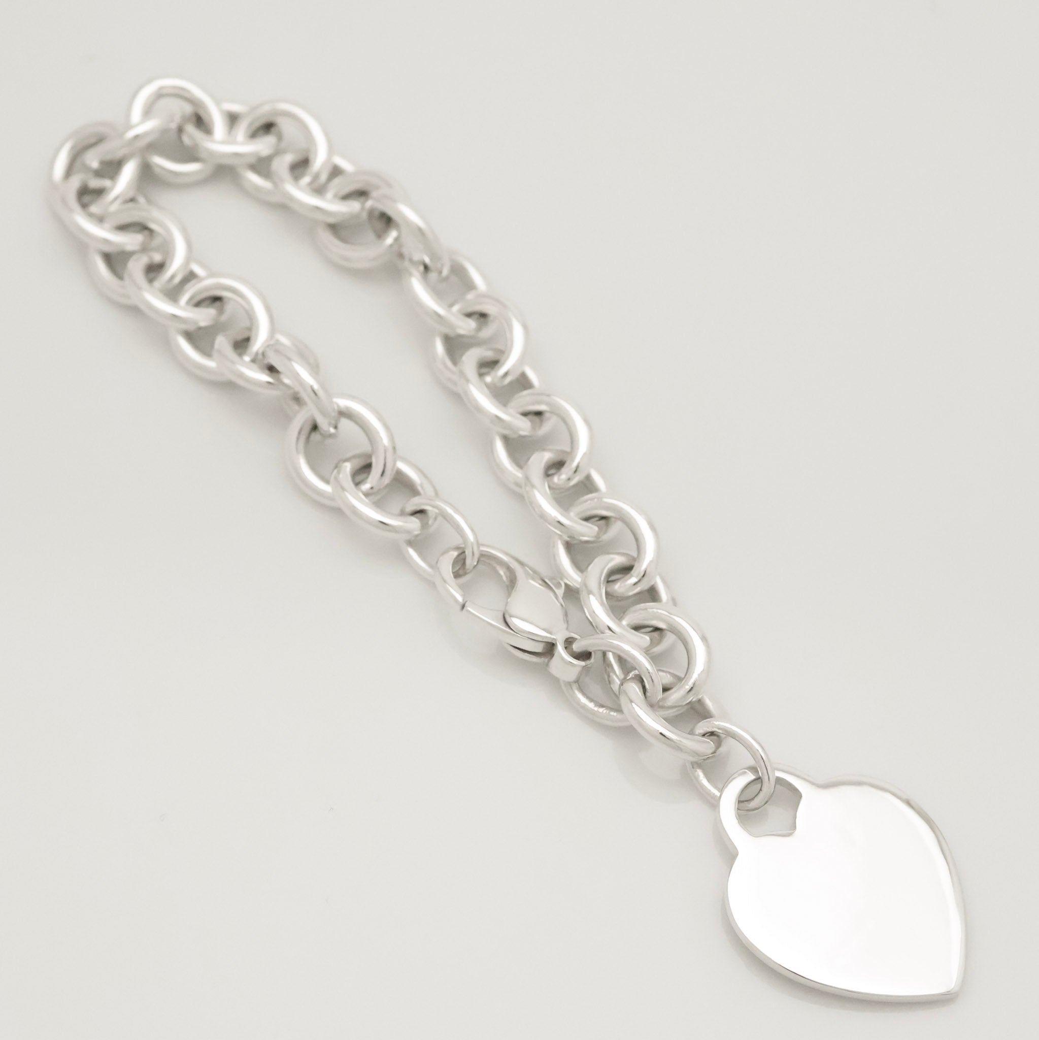 TIFFANY&Co. ハート タグ チェーン ブレスレット AG925