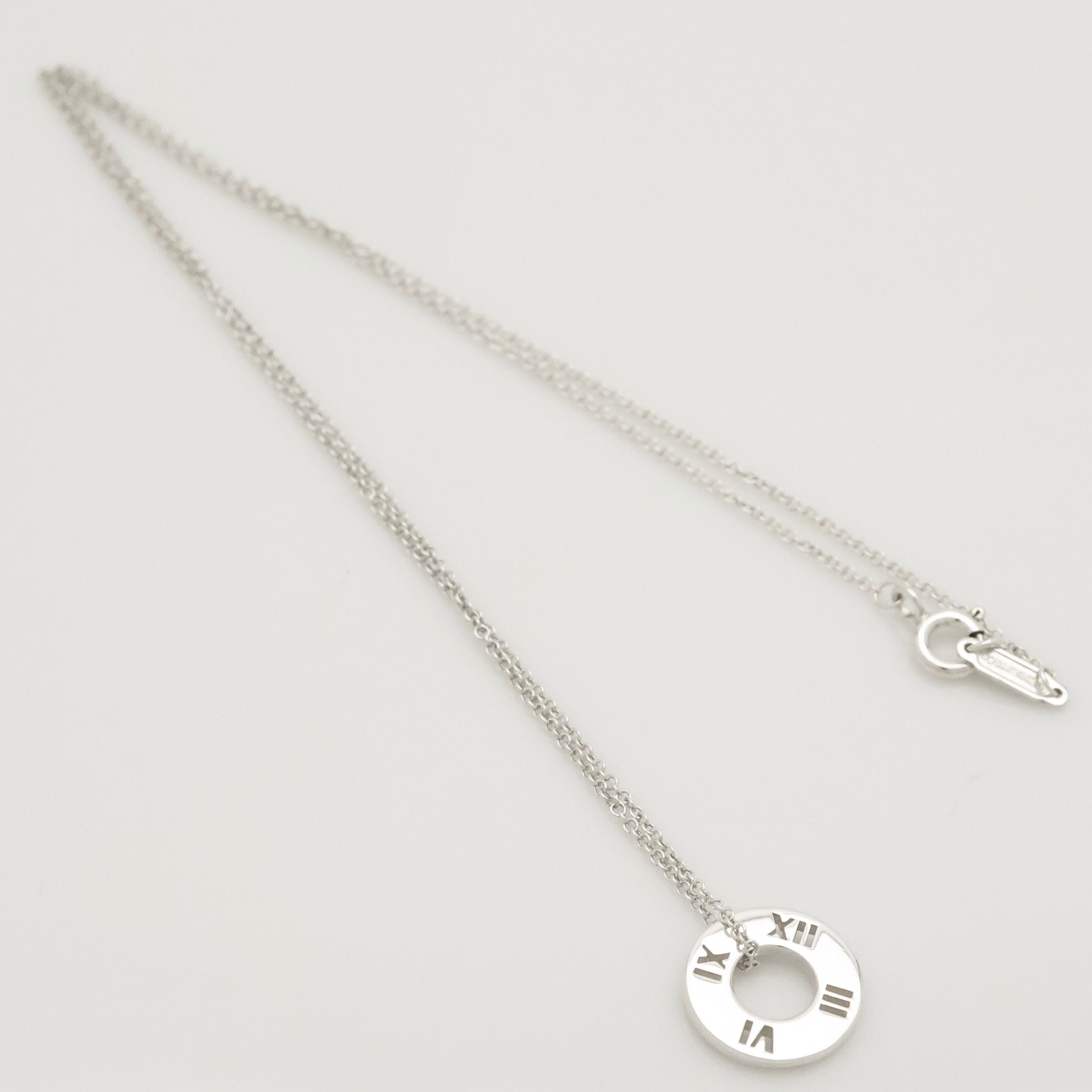 TIFFANY&Co. アトラス ピアスド サークル ネックレス AG925